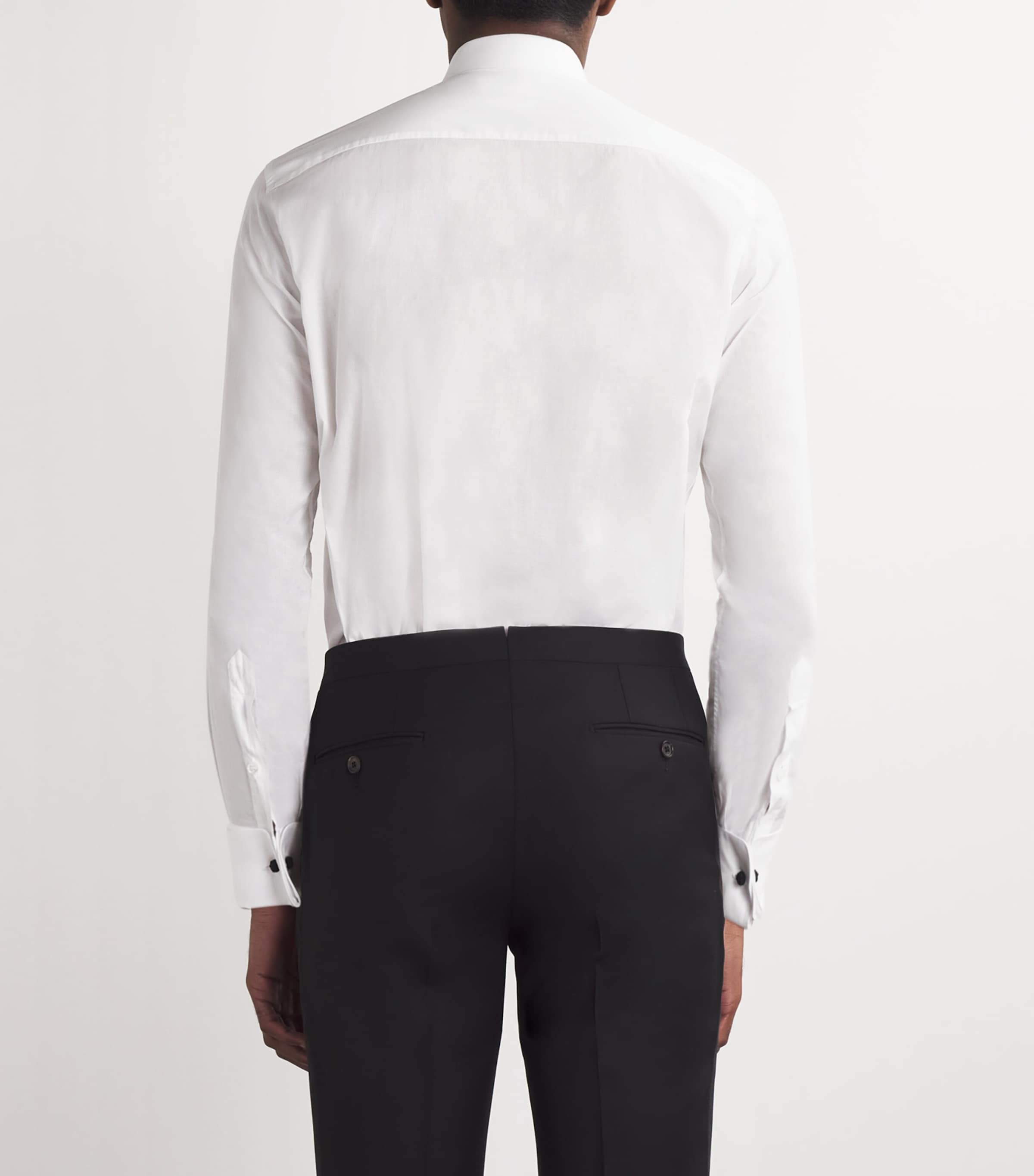 Cotton Plastron-Detail Shirt 9000 Image 4