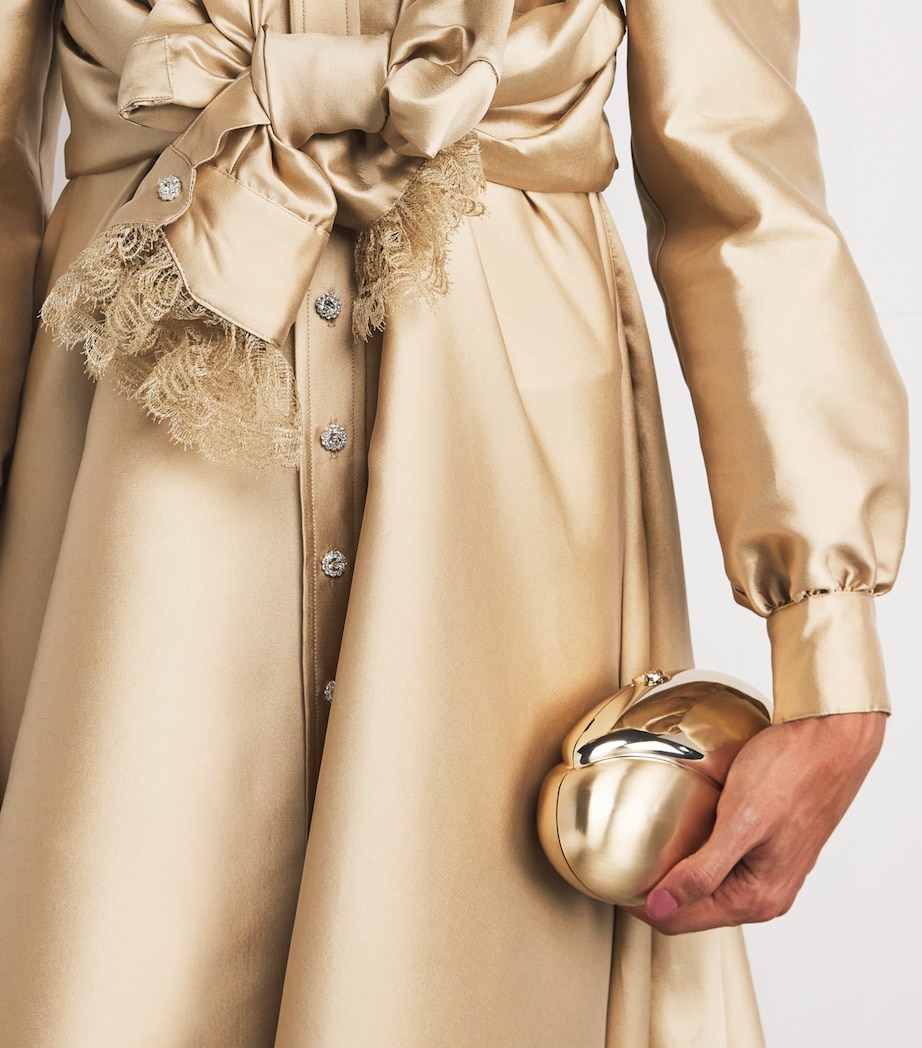 Lace-Trim Kurkova Gown 05 GOLD Image 4