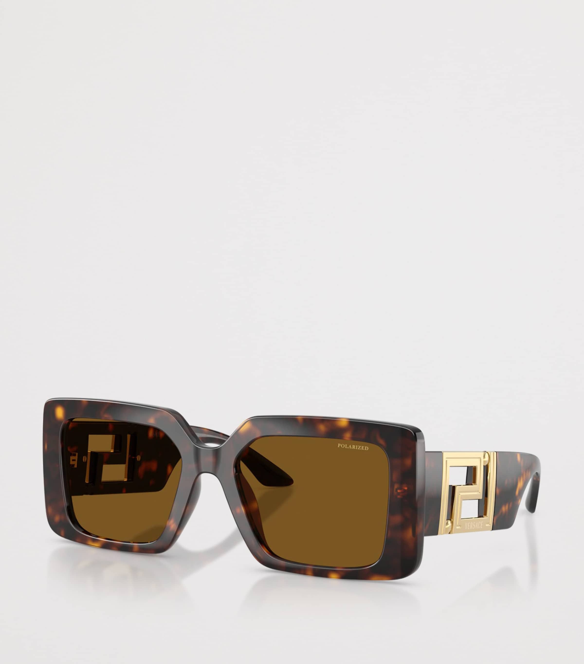 Versace Injected VE4505U Square Sunglasses Brown Image 2