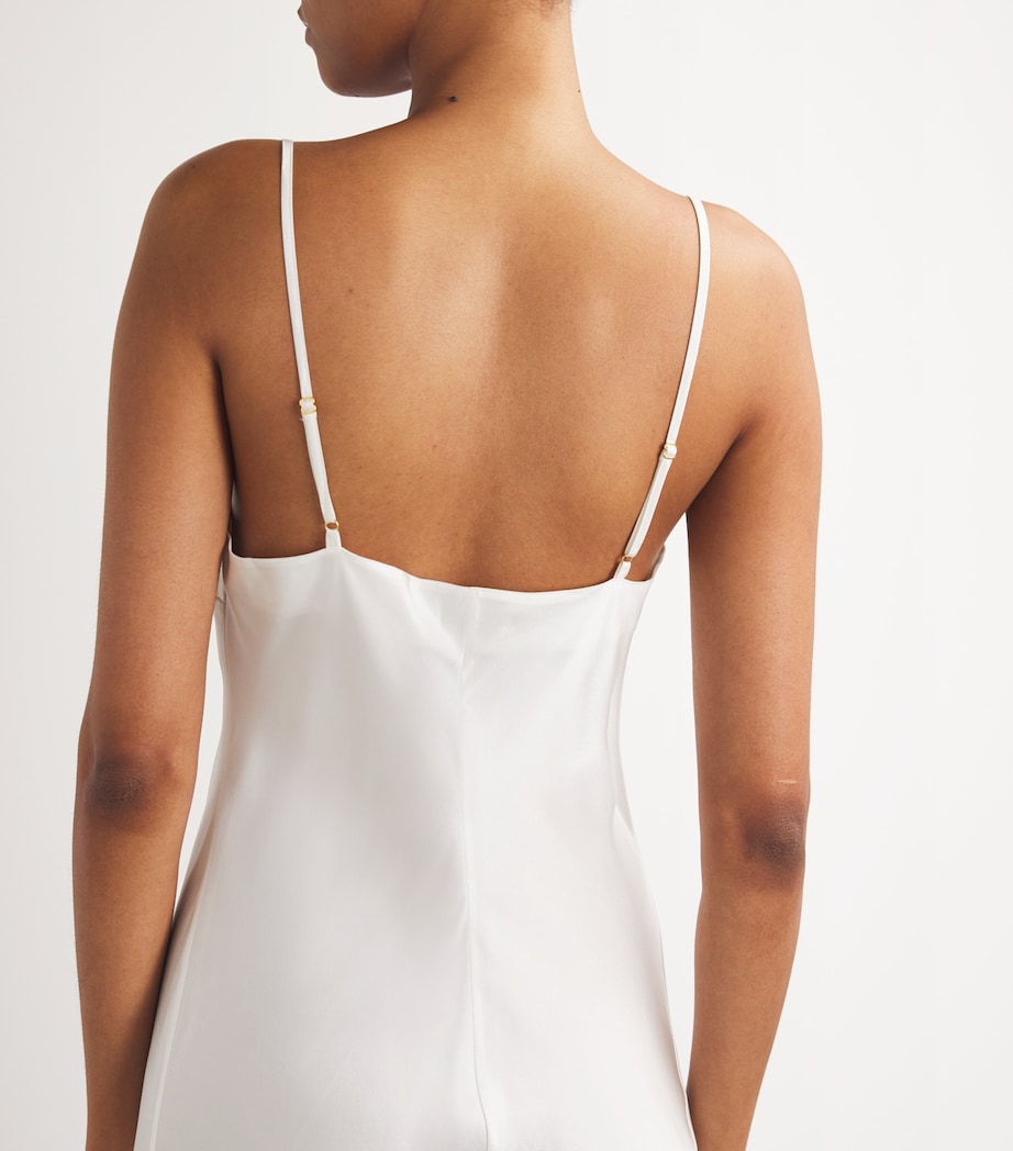 Silk Tracy Slip Dress NATUREL Image 4
