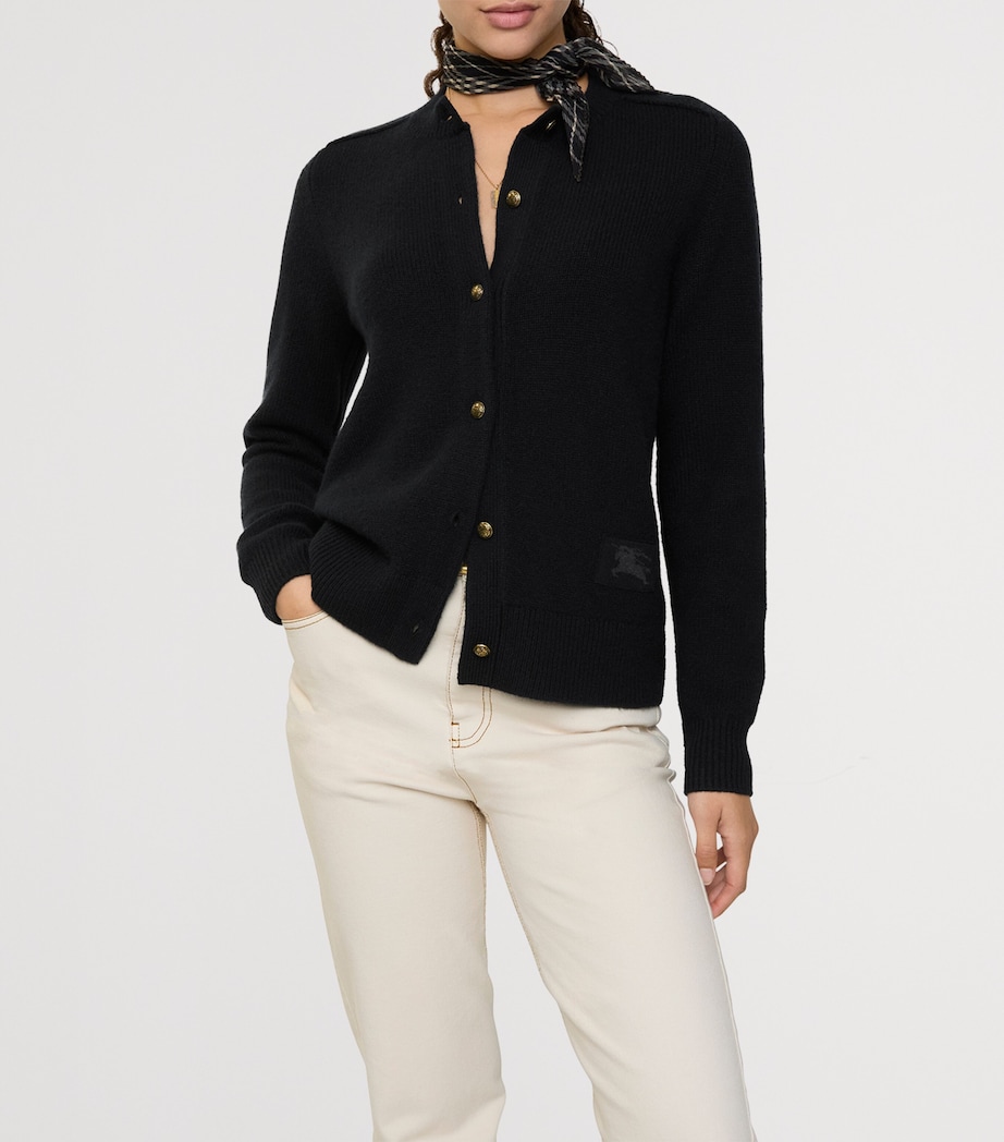 Cashmere EKD Cardigan BLACK Image 2