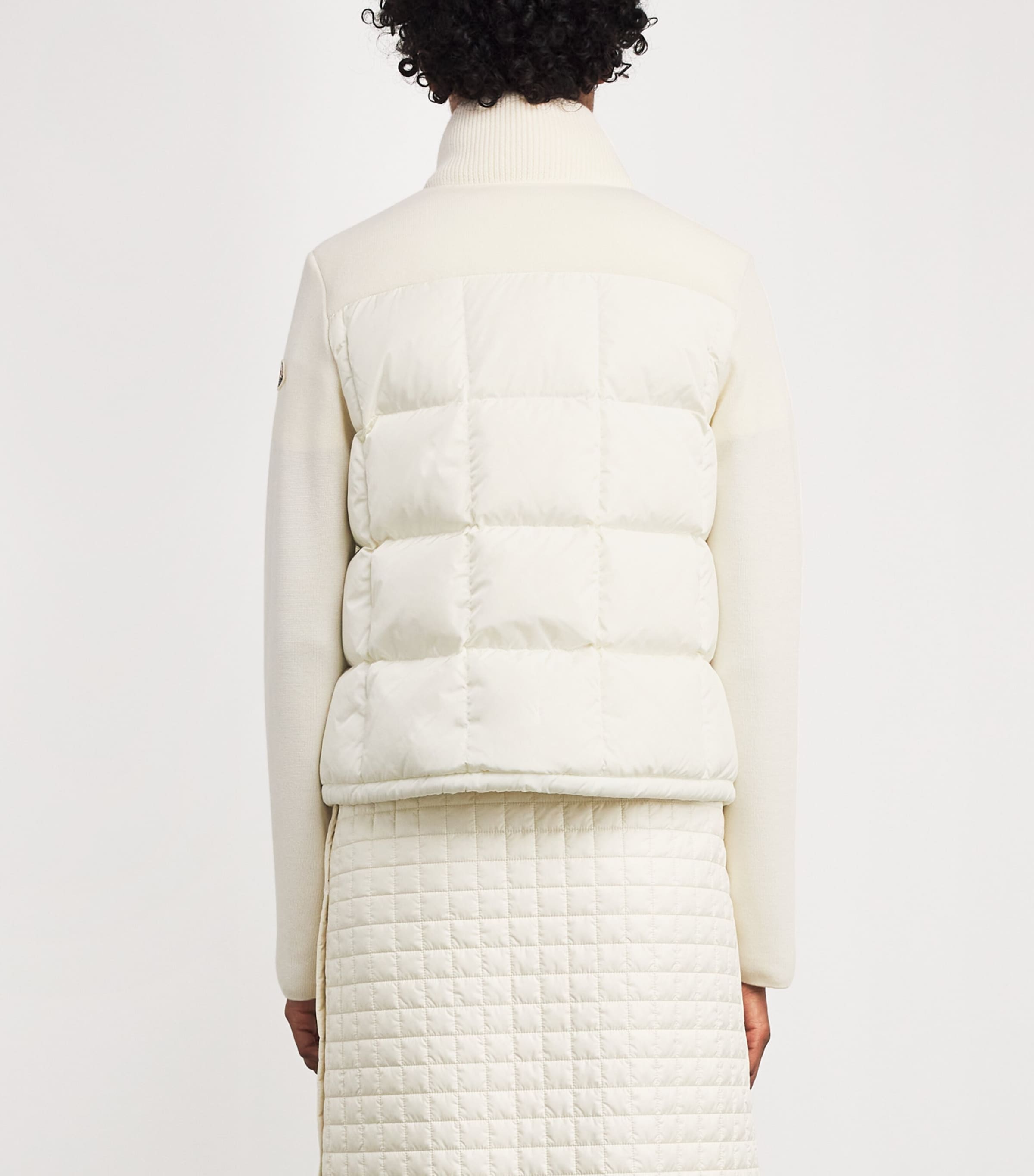 Down-Wool Panelled Cardigan 34 Image 4