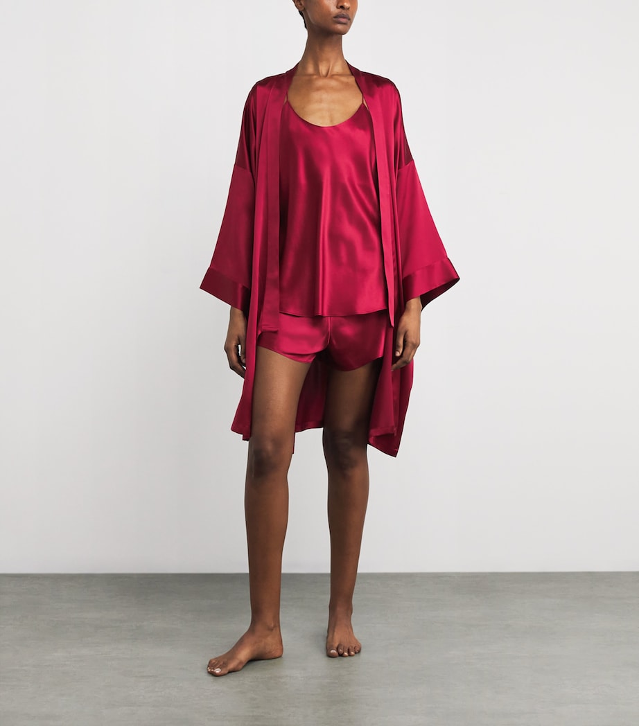 Silk Mimi Robe RUSSET Image 2