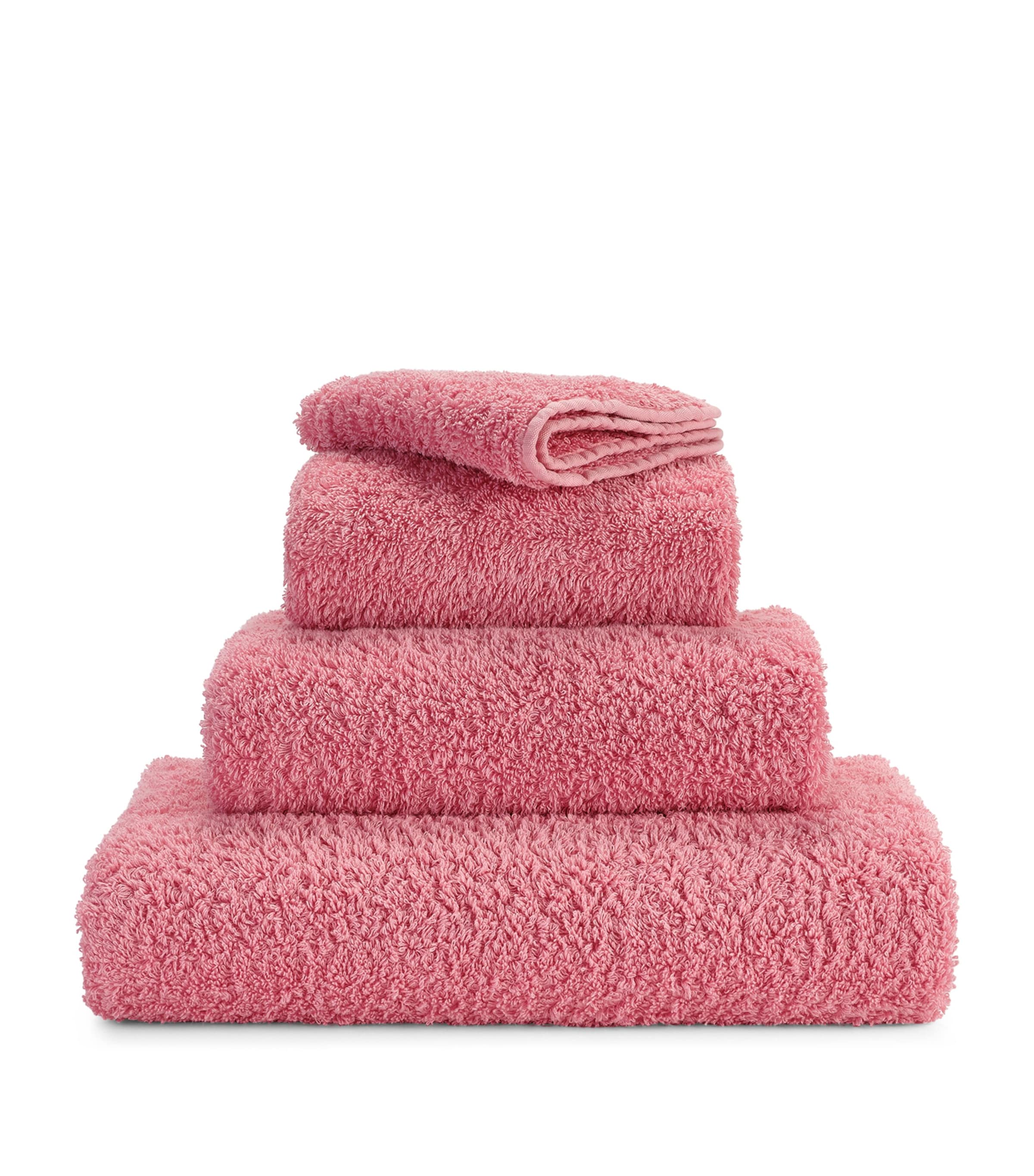 Abyss & Habidecor Super Pile Bath Towel In Pink