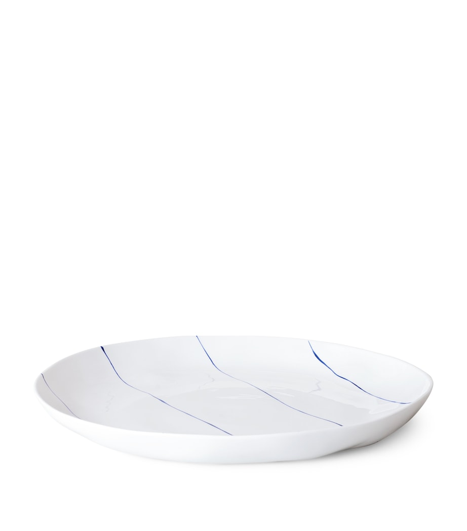 Stripe Shallow Serving Bowl (34cm) STRIPED Image 1