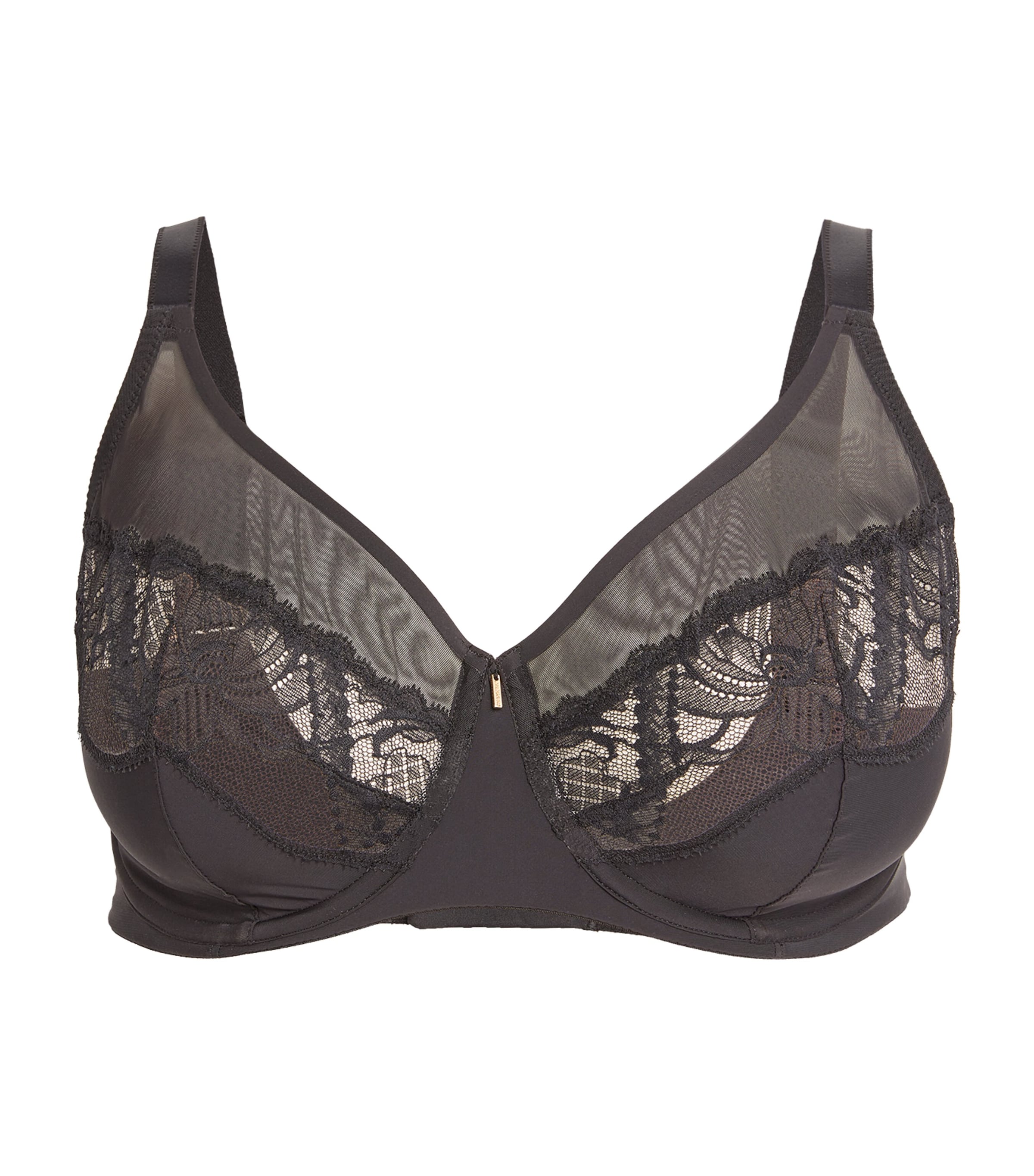 Chantelle Lace Orangerie Bra In Black