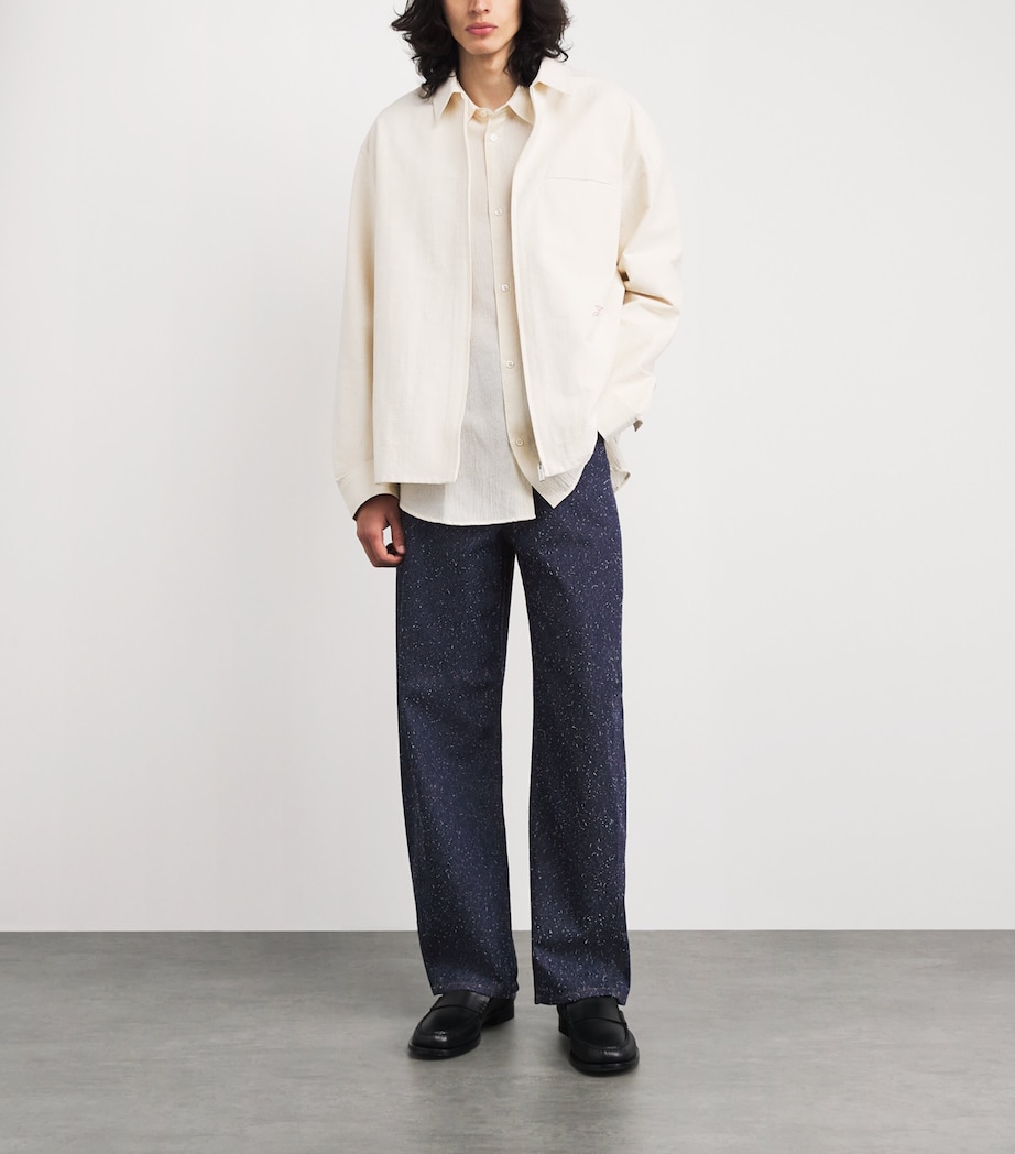 Jacquemus Mens Mirada Straight Jeans Navy Image 2