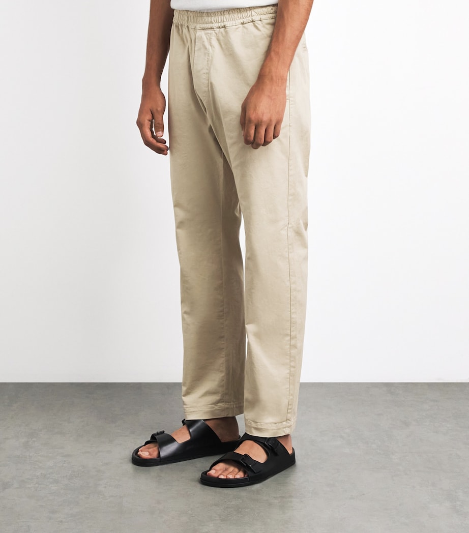 Barena Mens Elasticated Straight Trousers Sasso Image 4