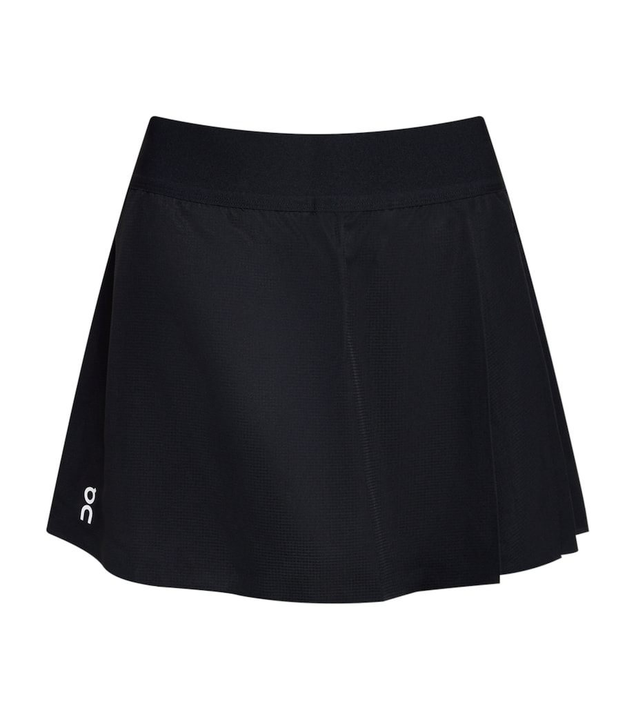 Pleated Court Tennis Skirt BLACK Image 1