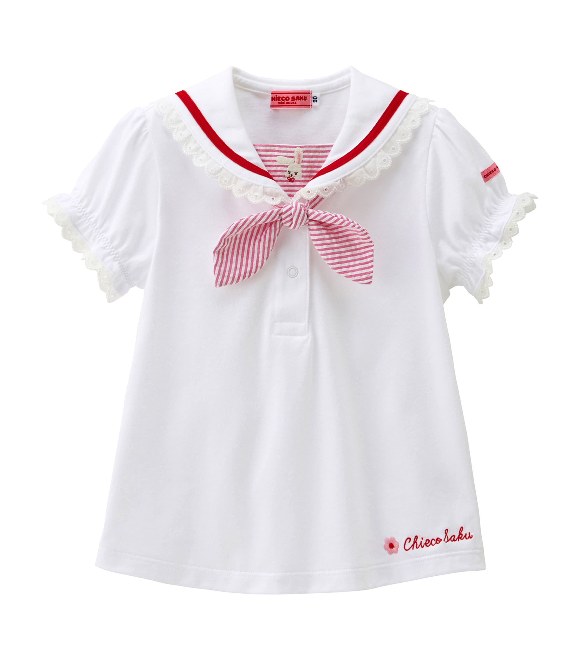 Miki House Kids' Cotton Embroidered Blouse