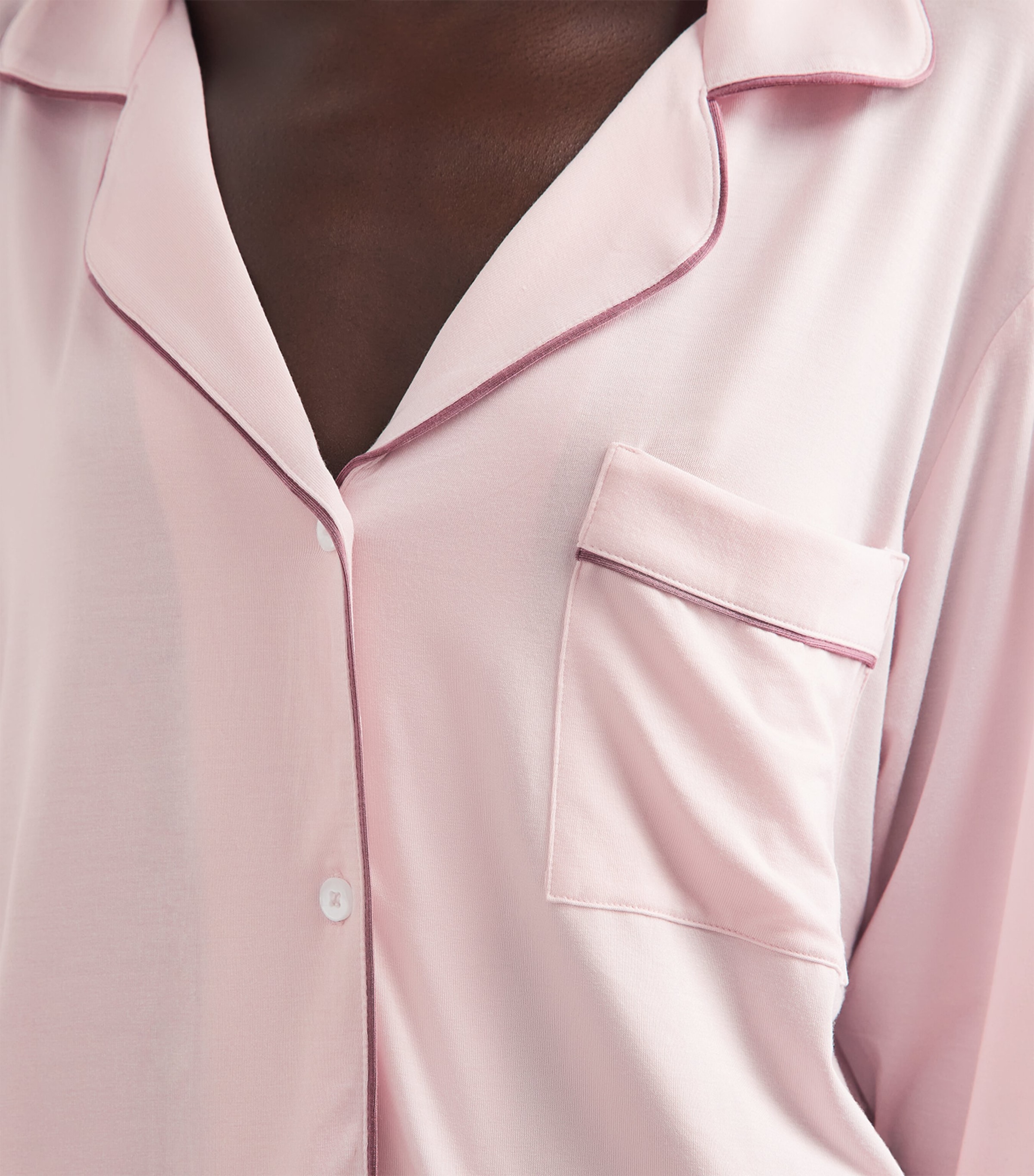 Eberjey Womens Gisele Short Pyjama Set Ppfig Pale Pink Image 3