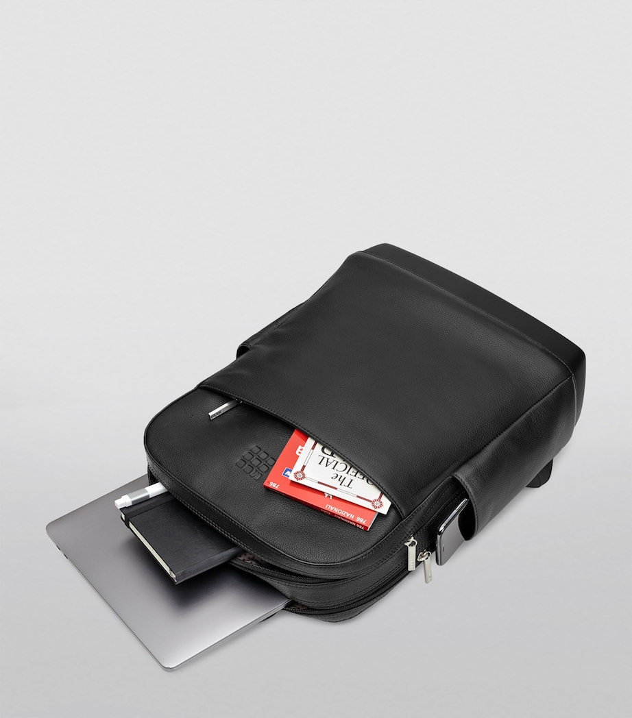 Leather PRO Backpack BLACK Image 5