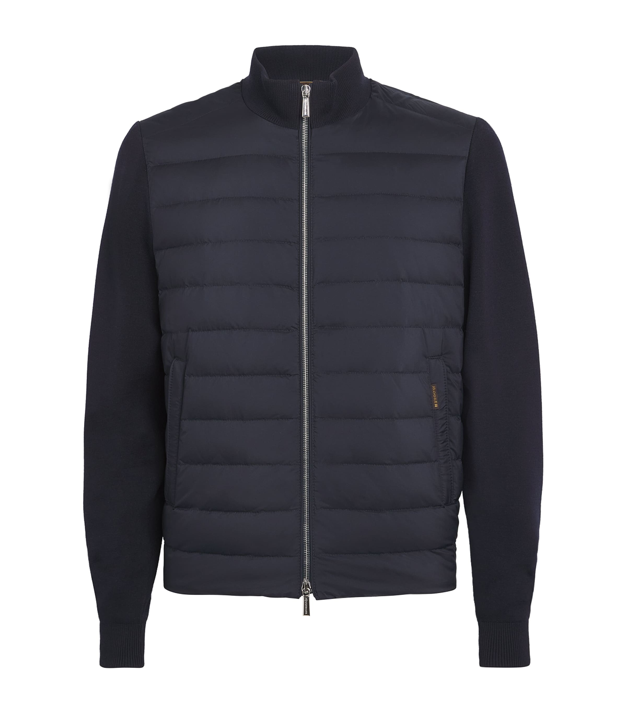 Quilted Bomber Jacket DARK BLU U0402 Image 1