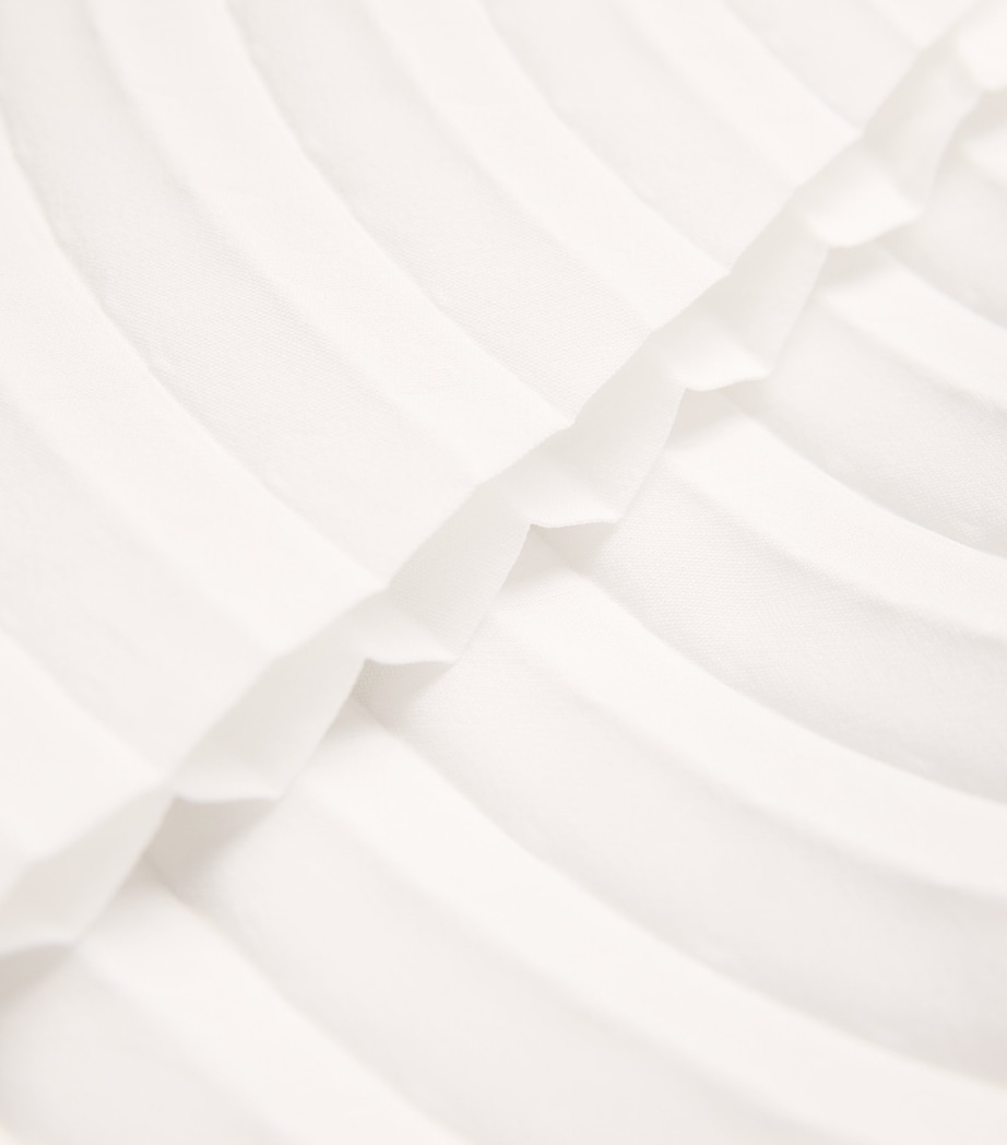 Paper Bag Pleats Trousers WHITE Image 5