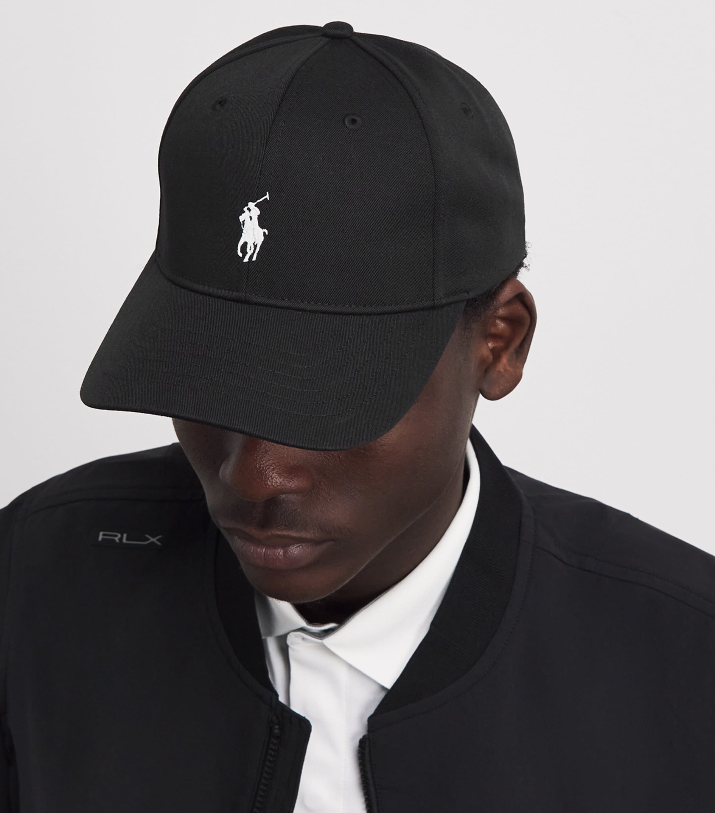 RLX Ralph Lauren Mens Signature Pony Sports Cap Black Image 2