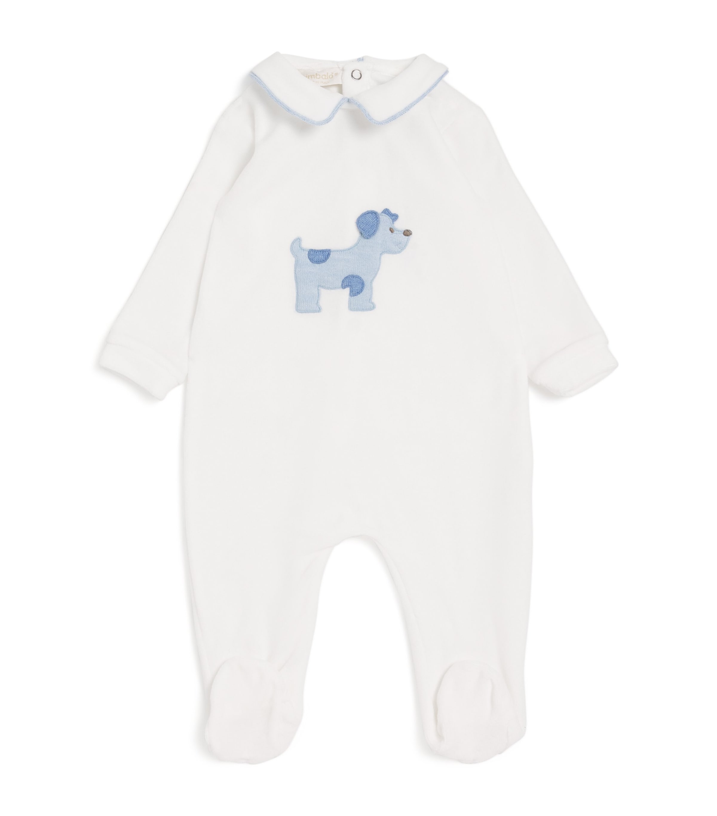 Bimbalò Cotton-blend Dog All-in-one In Neutral