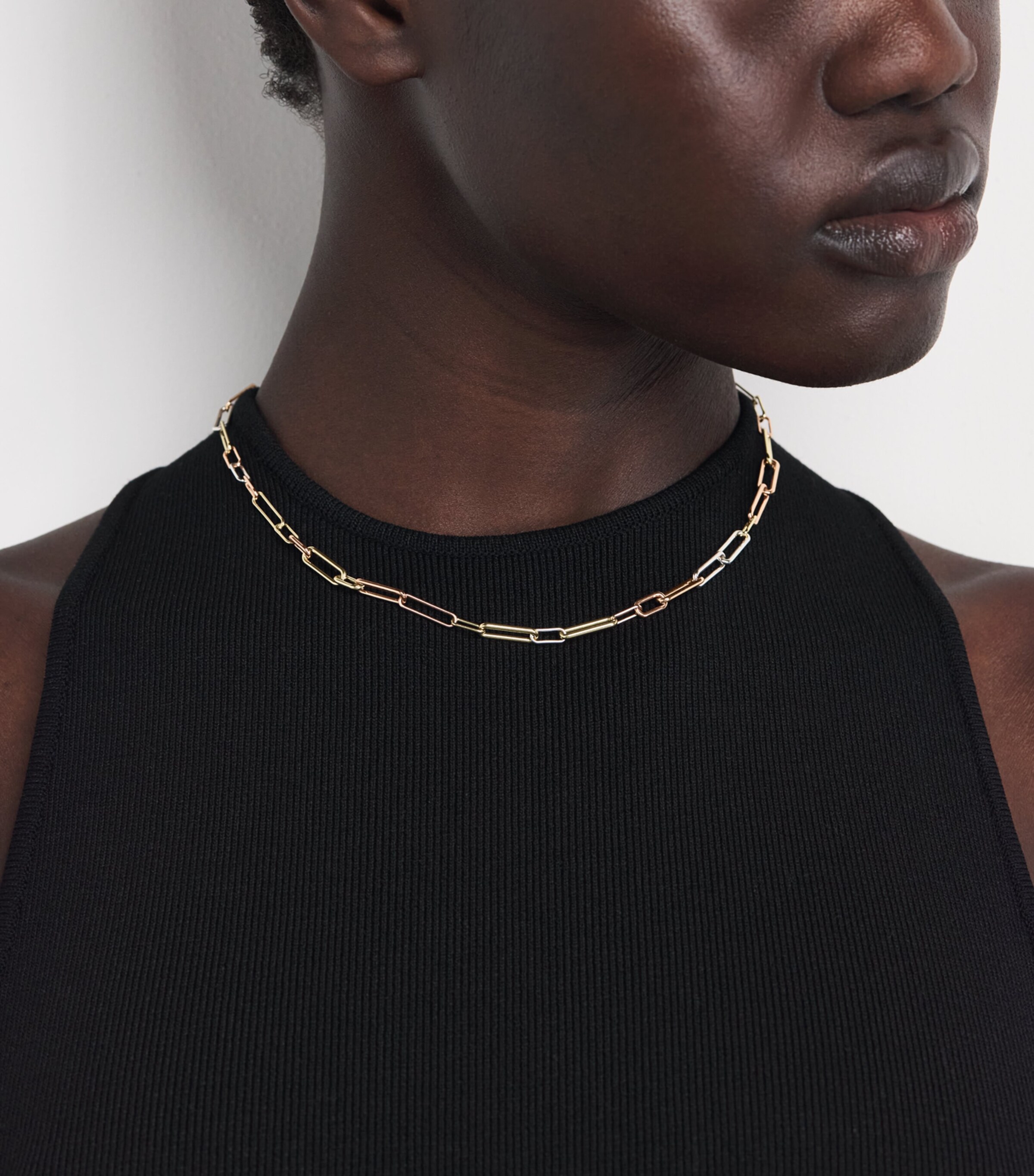 Spinelli Kilcollin Mixed Gold and Sterling Silver Marius Necklace Sterling Silver Image 2