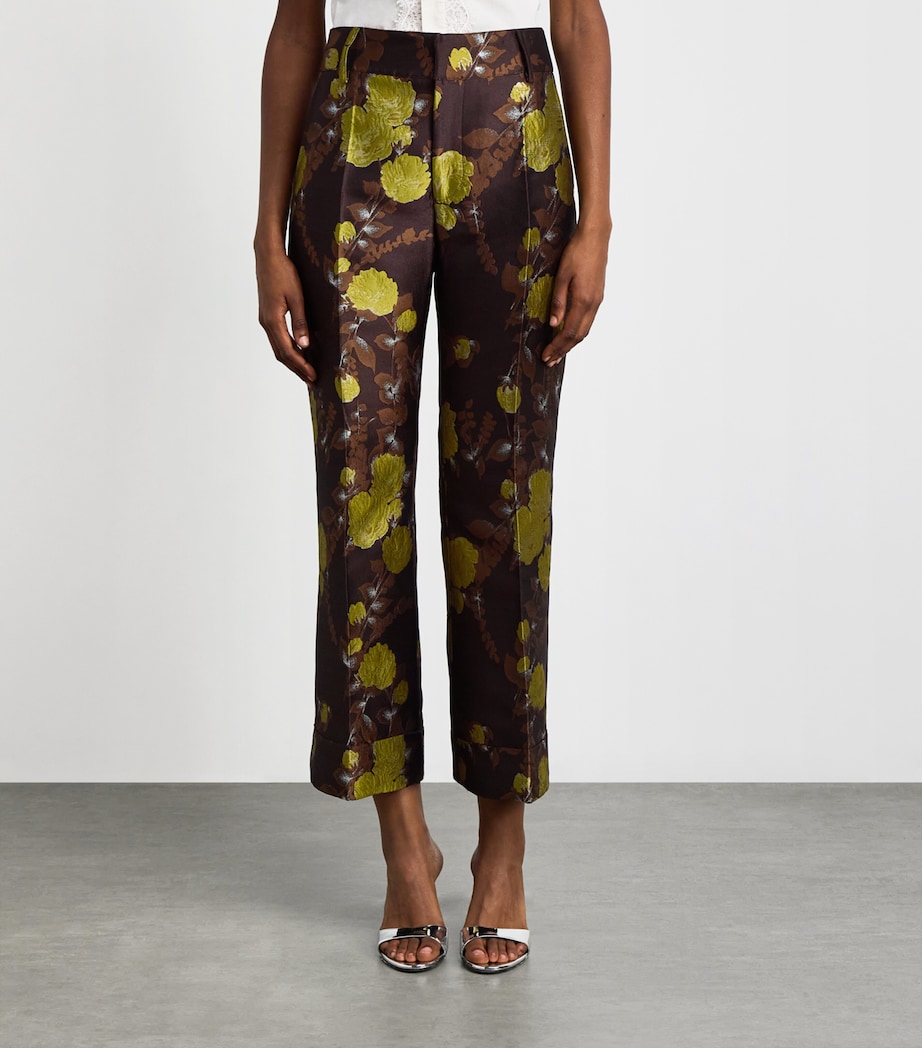 La Doublej Womens Cropped Hendrix Trousers Devon Image 4