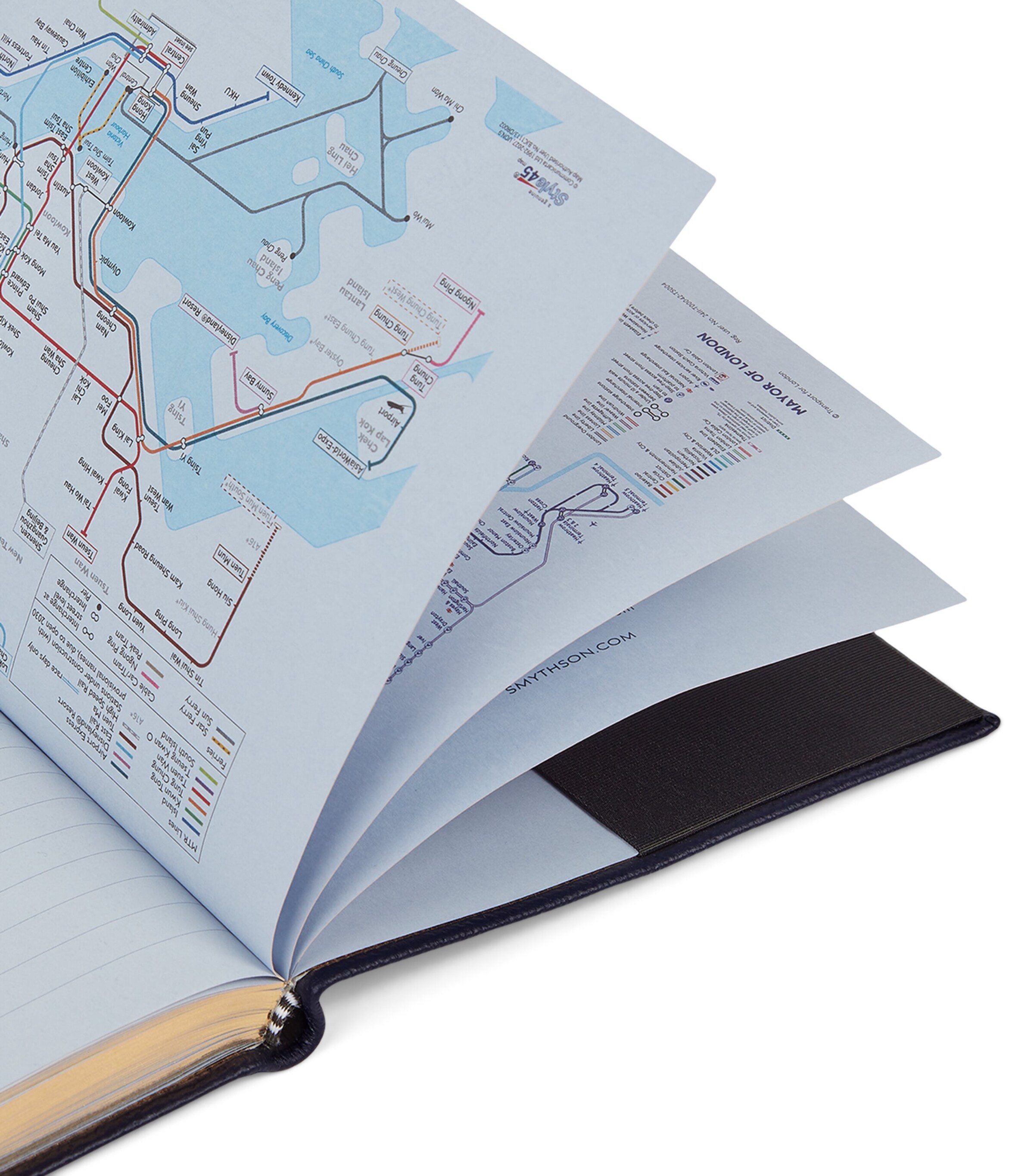 Leather Soho A5 2026 Diary NAVY Image 7