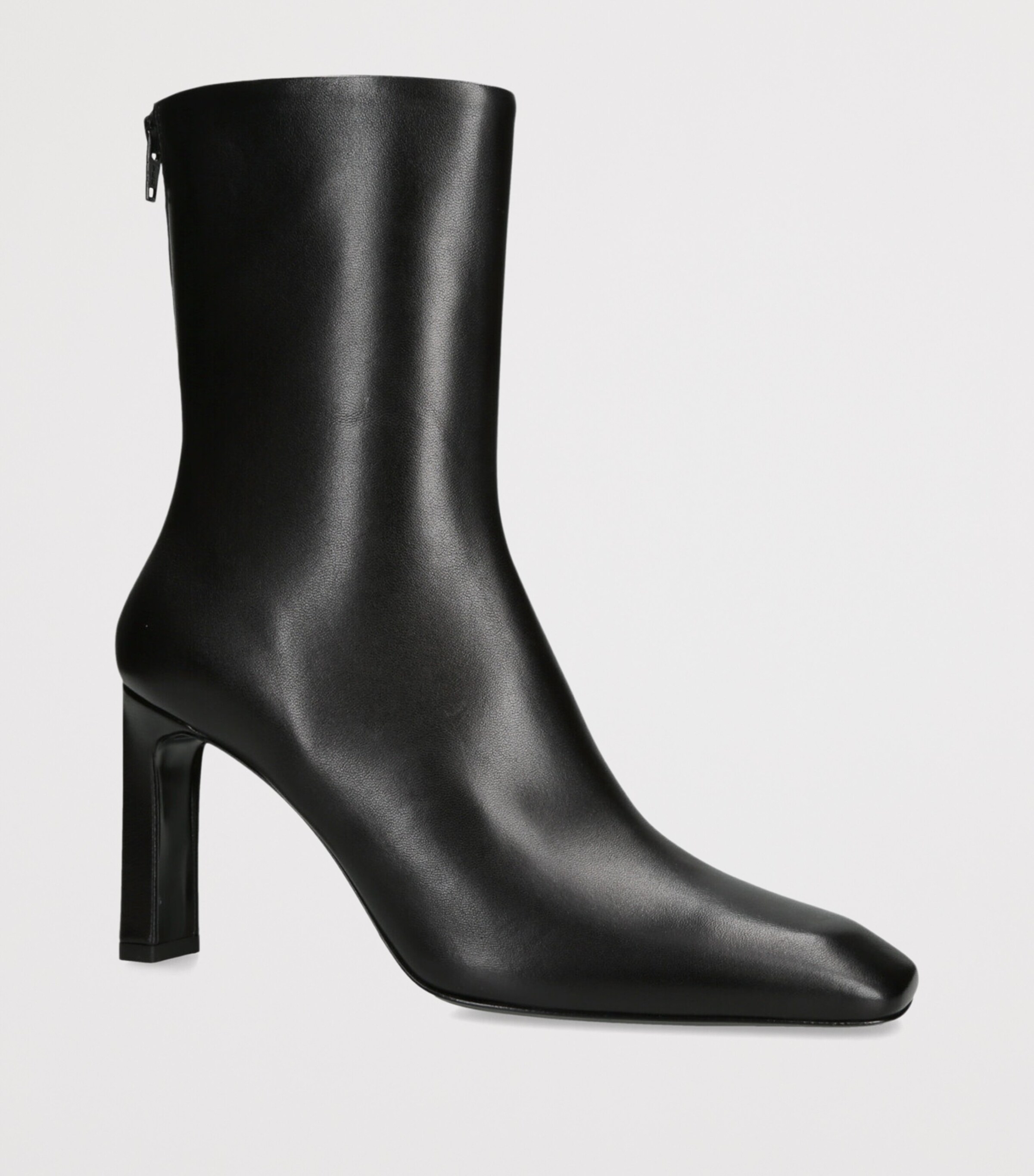 Toteme Calfskin Bar Ankle Boots 85 Black Image 3