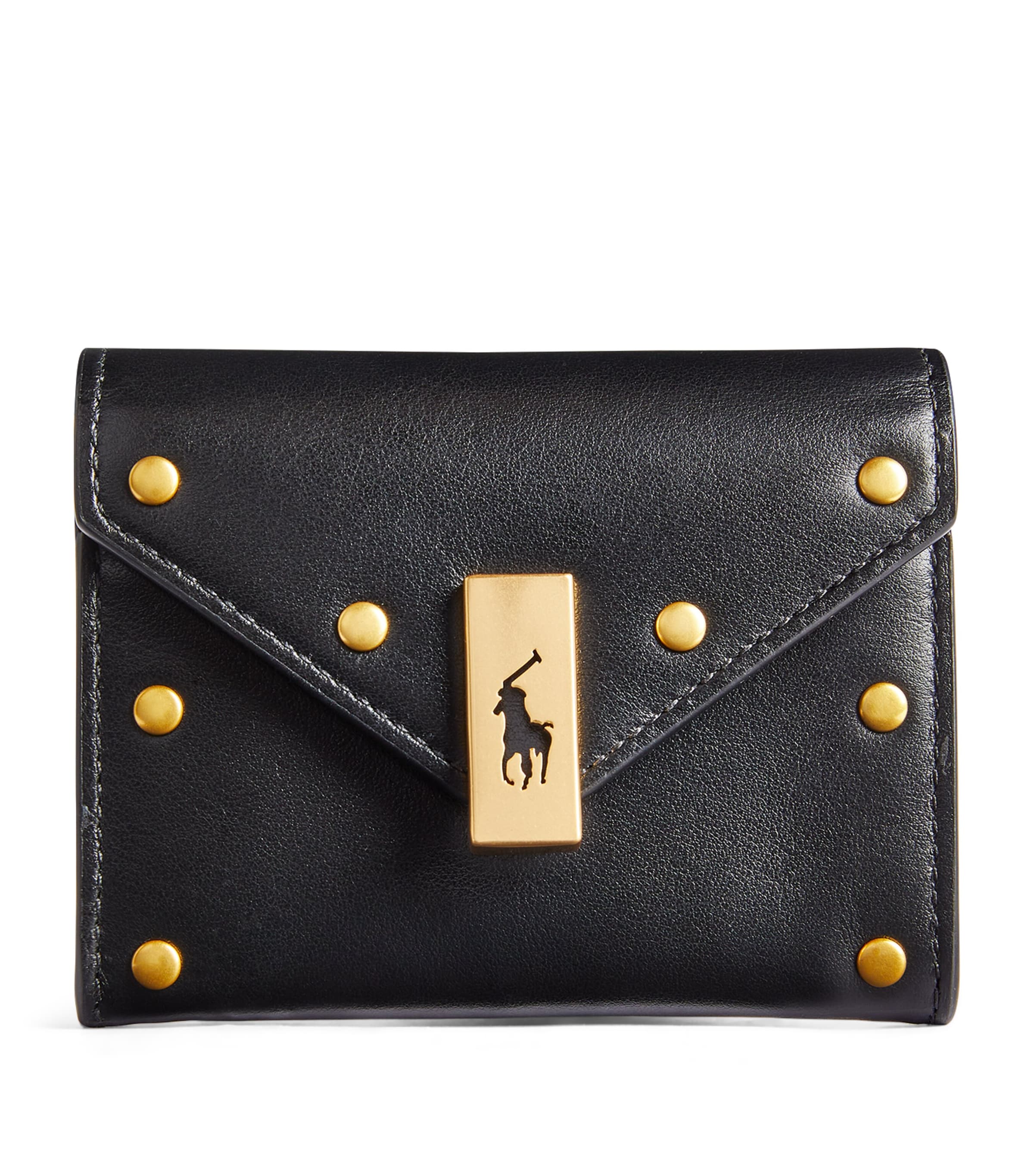 Polo Ralph Lauren Leather Studded Card Holder Harrods UK