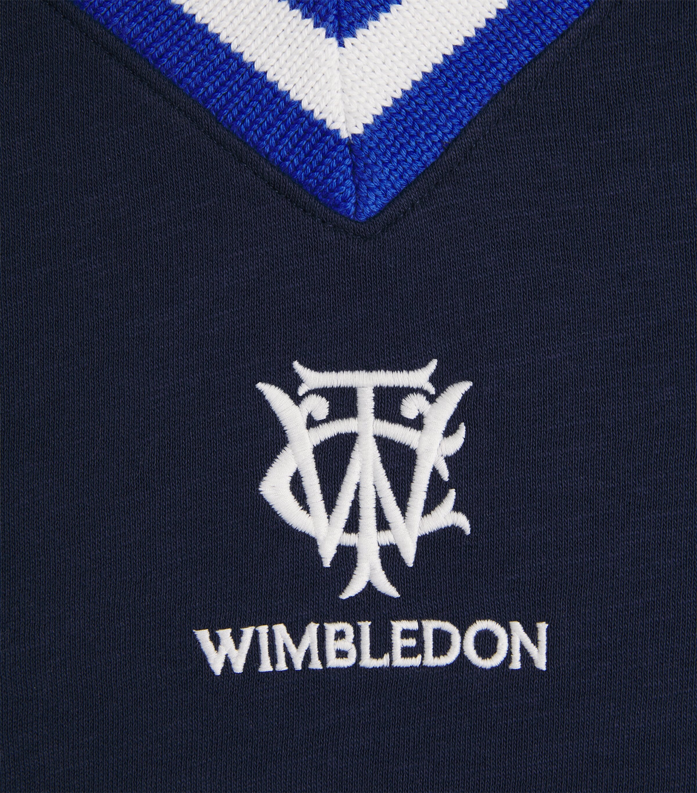 Polo Ralph Lauren Mens x Wimbledon Hybrid Sweatshirt Refined Navy Image 6