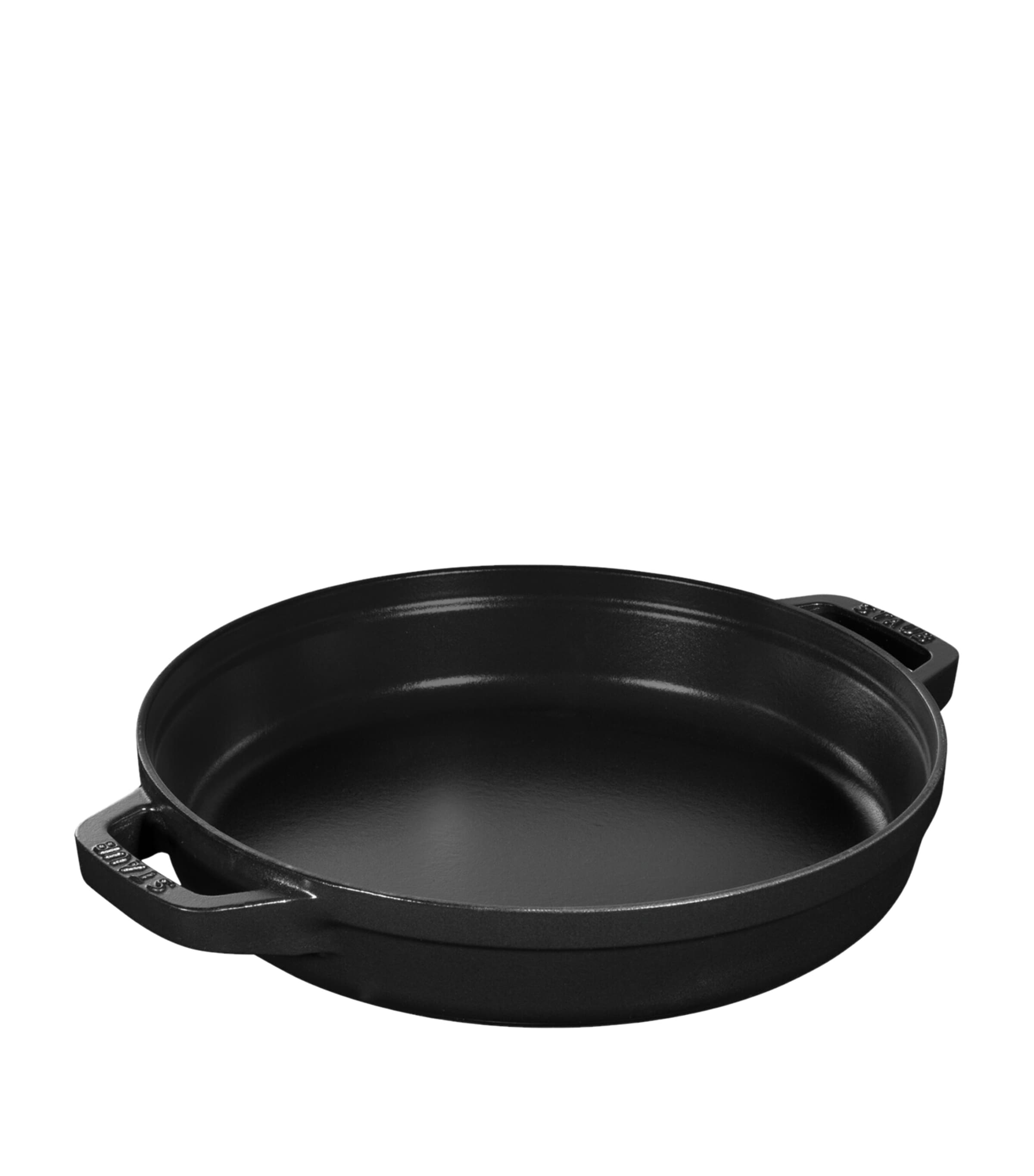 2-Piece Round Stackable Cocotte Set BLACK Image 6