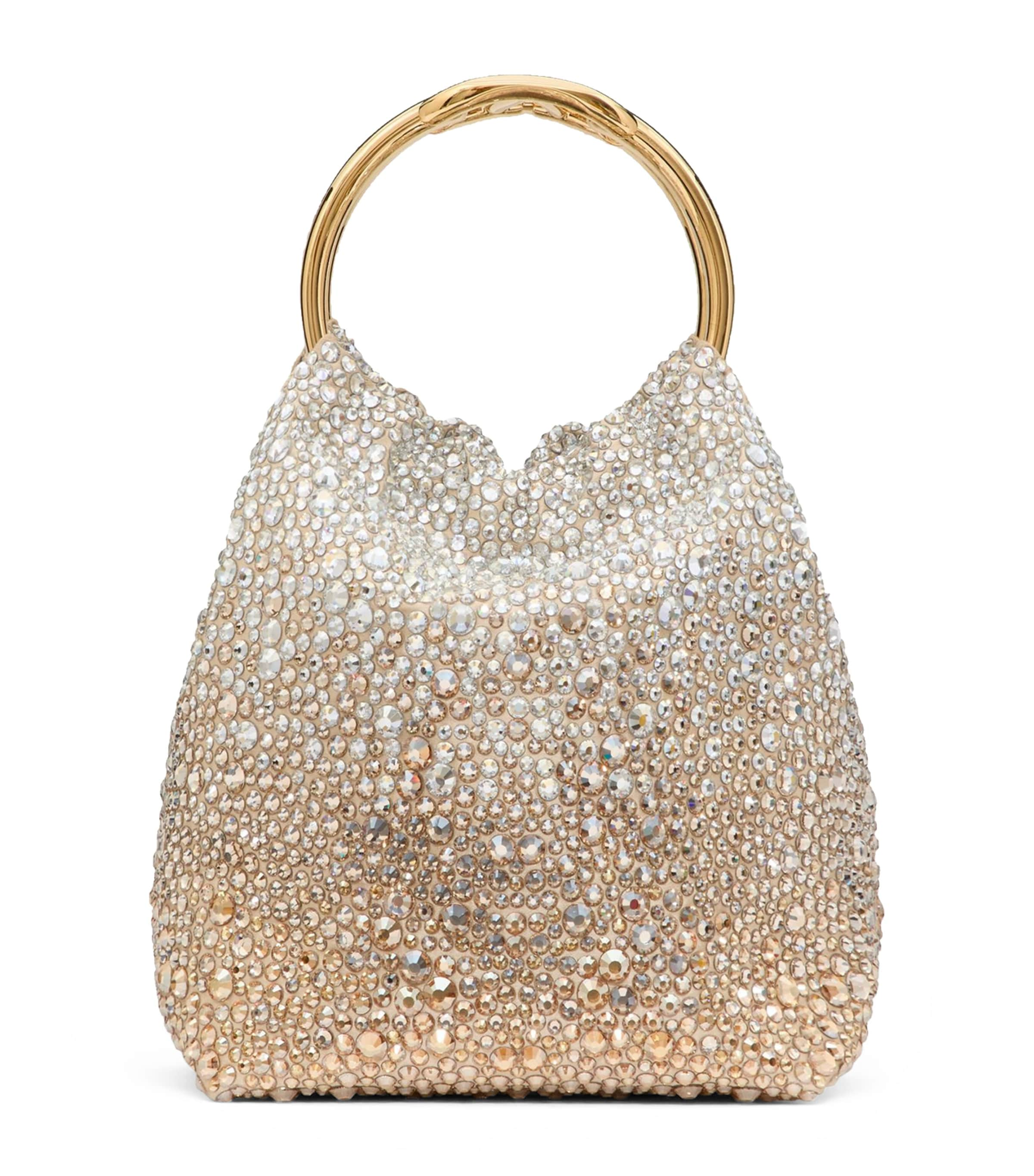 Valentino Garavani Crystal-embellished Carry Secrets Top-handle Bag