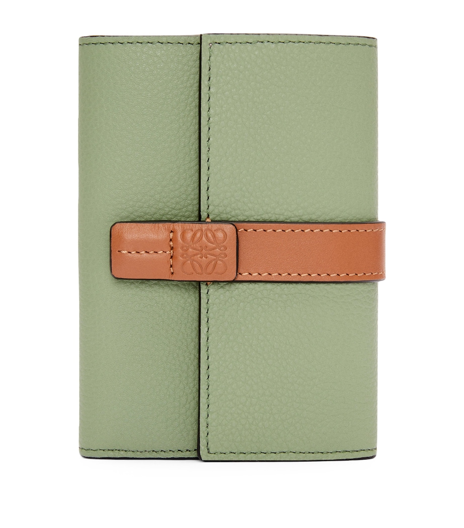 Small Calfskin Vertical Wallet ROSEMARY/TAN Image 1