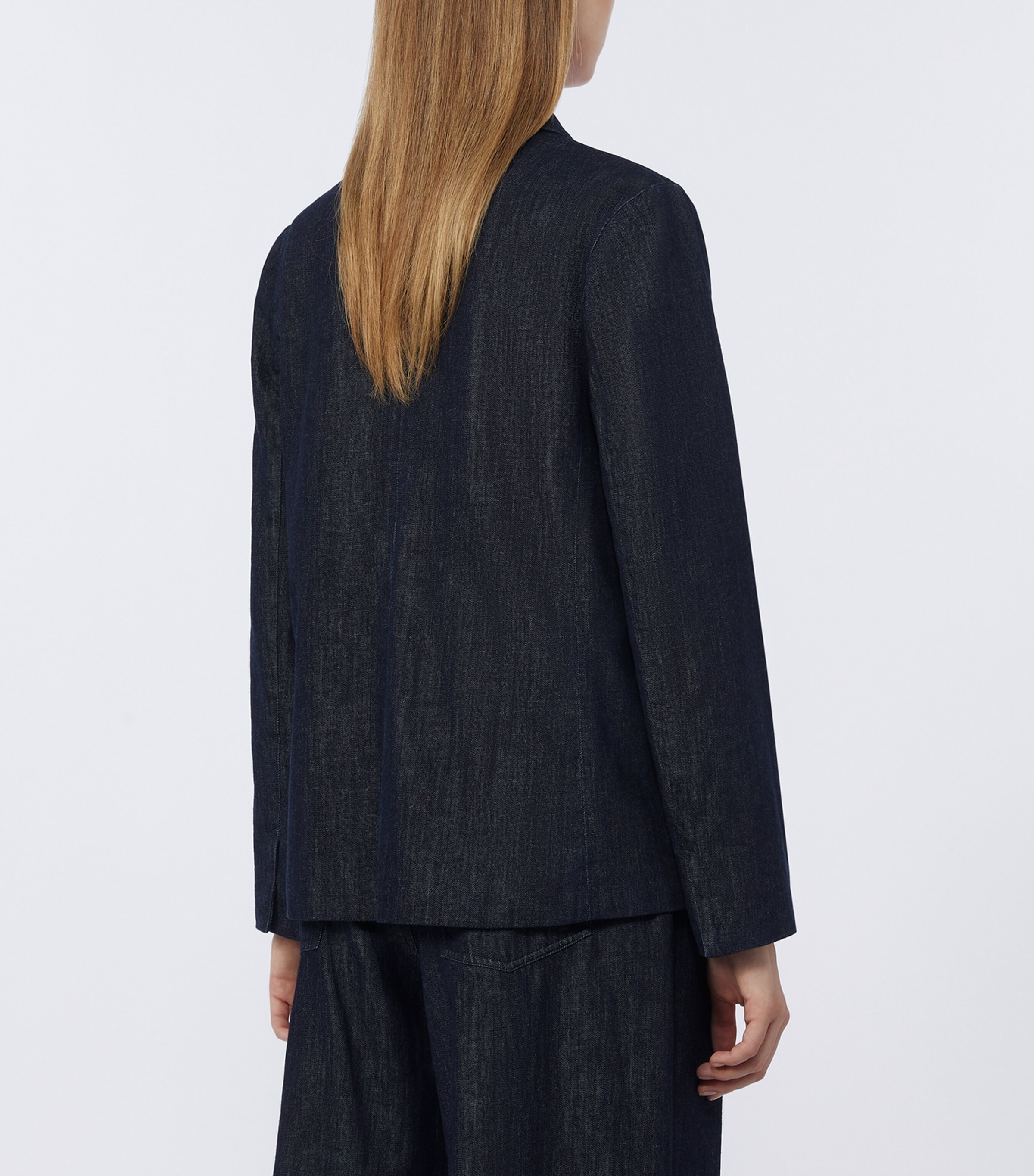 Denim Single-Breasted Blazer ULTRAMARINE Image 4