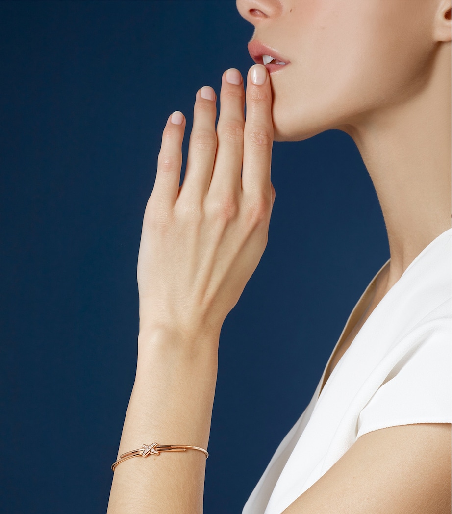 Chaumet Rose Gold and Diamond Jeux de Liens Bangle Pink Gold Image 2