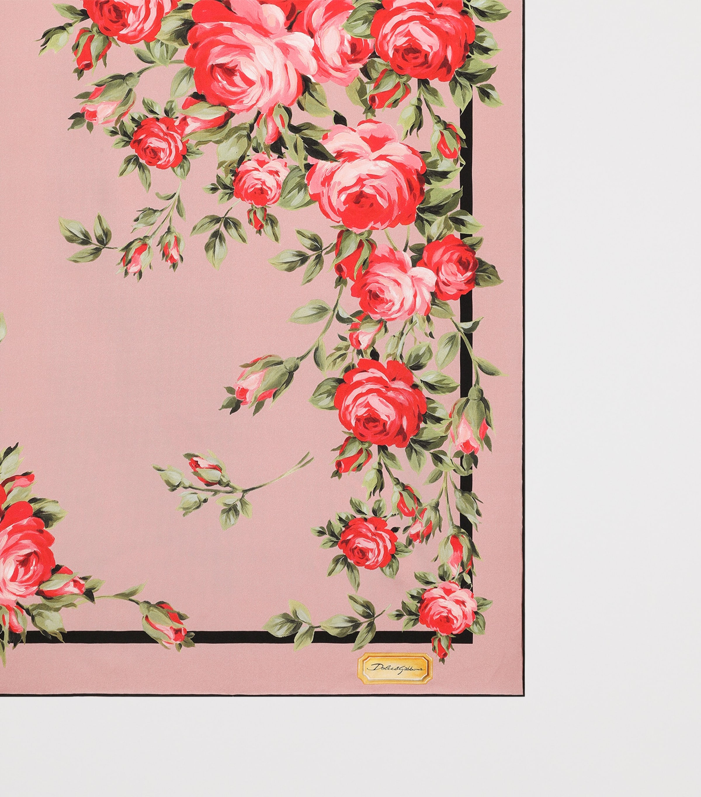 Dolce&Gabbana Silk Floral Square Scarf Bouq Image 2