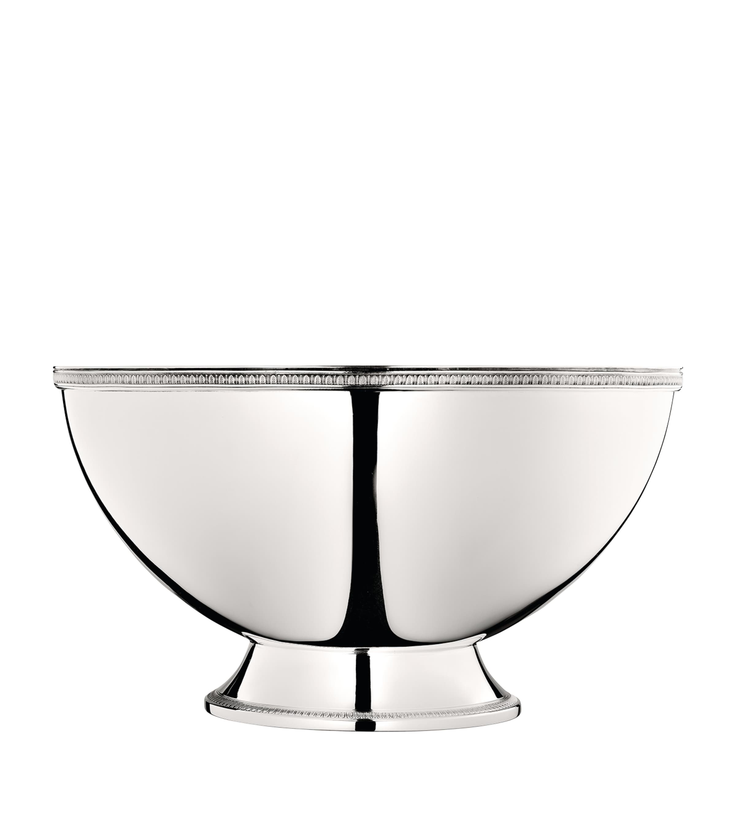 Christofle Silver-plated Malmaison Punch Bowl In Gray