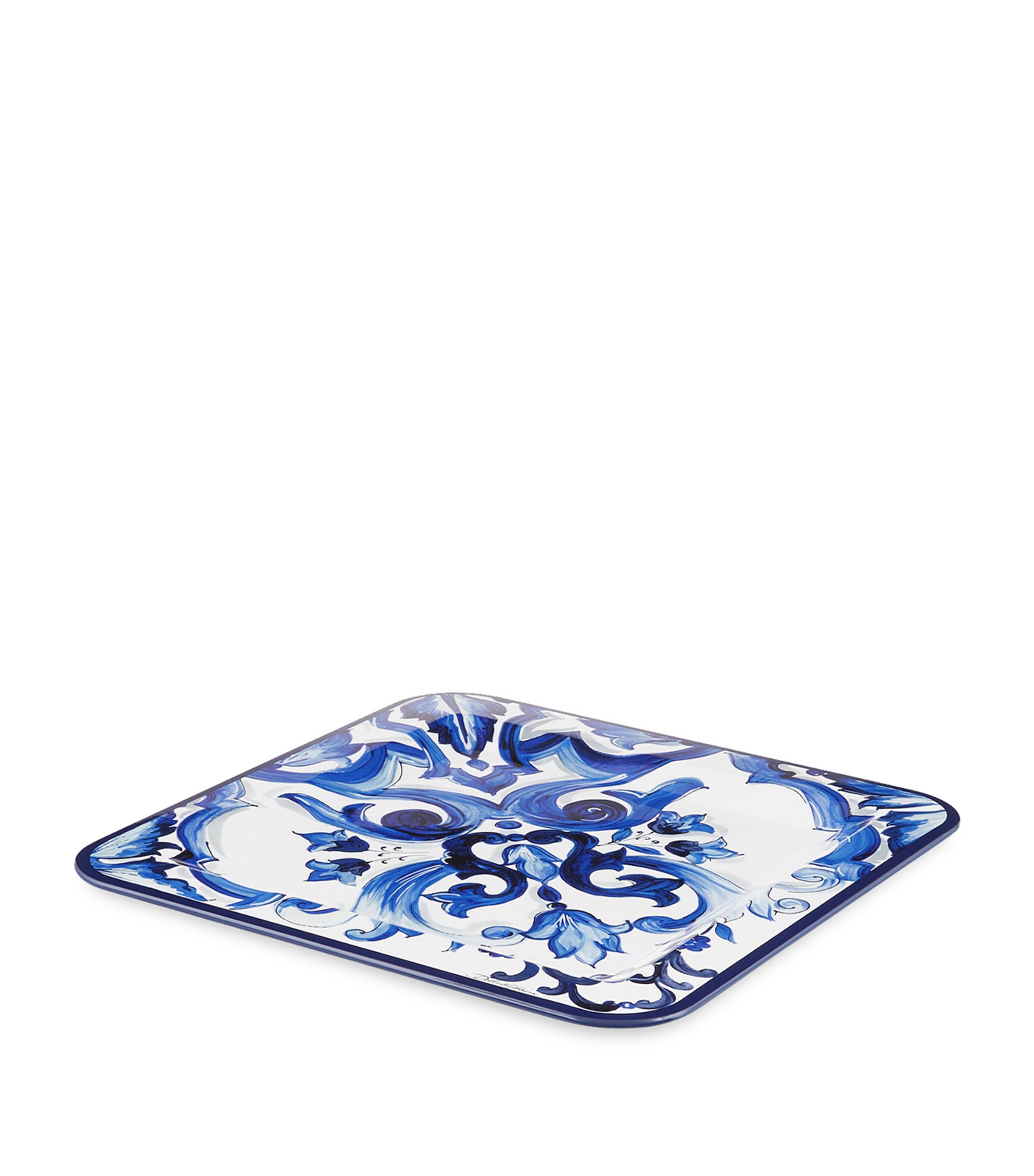 Dolce&Gabbana Casa Wooden Blu Mediterraneo Tray Blu Mediterran Image 4