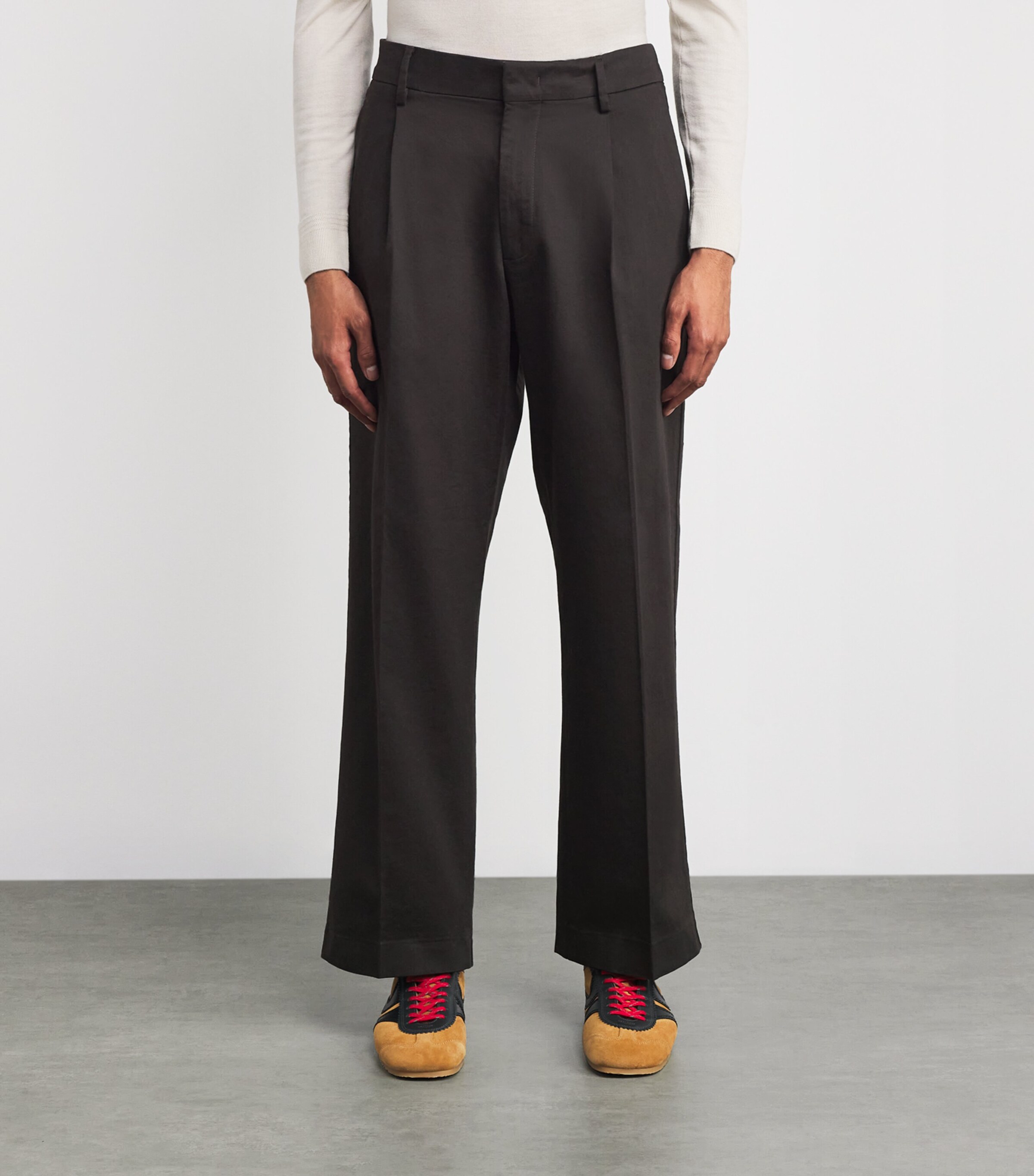 Stretch-Organic Cotton Kay Trousers DUSKY PORT Image 3