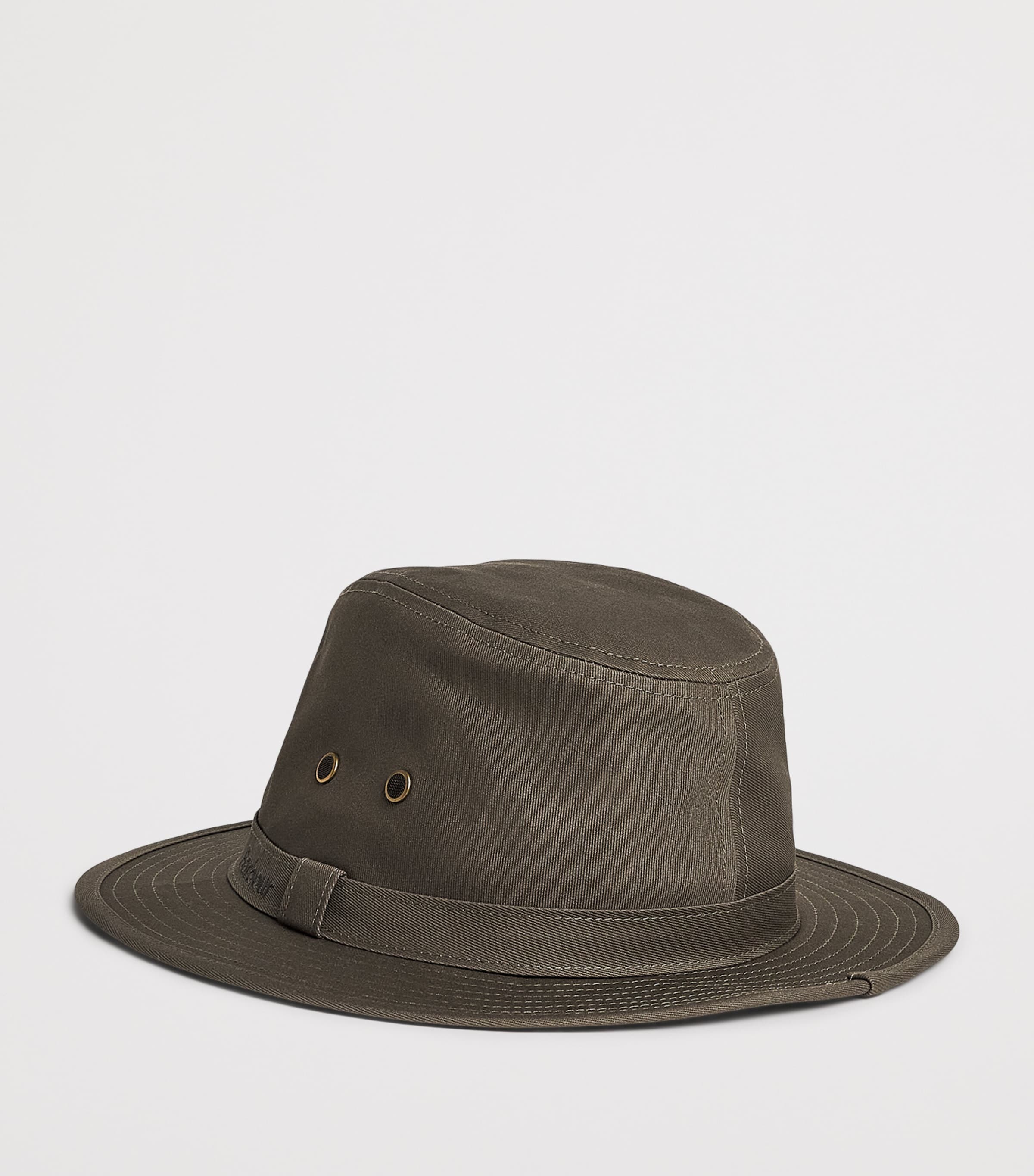 Waxed Cotton Dawson Safari Hat OLIVEOL51 Image 2