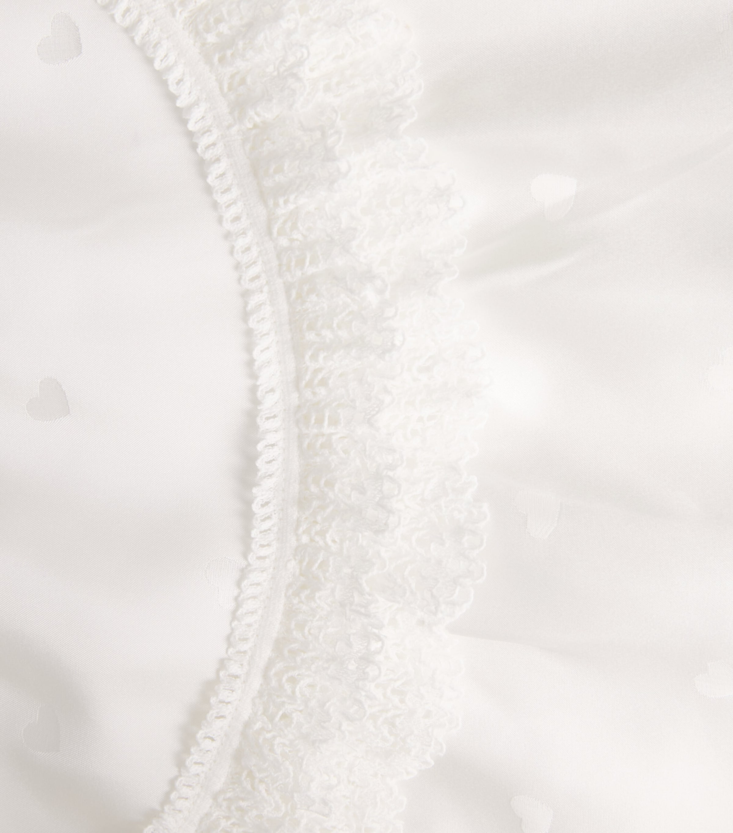 MANITO Womens Silk Sweetie Short Pyjama Set White Image 6