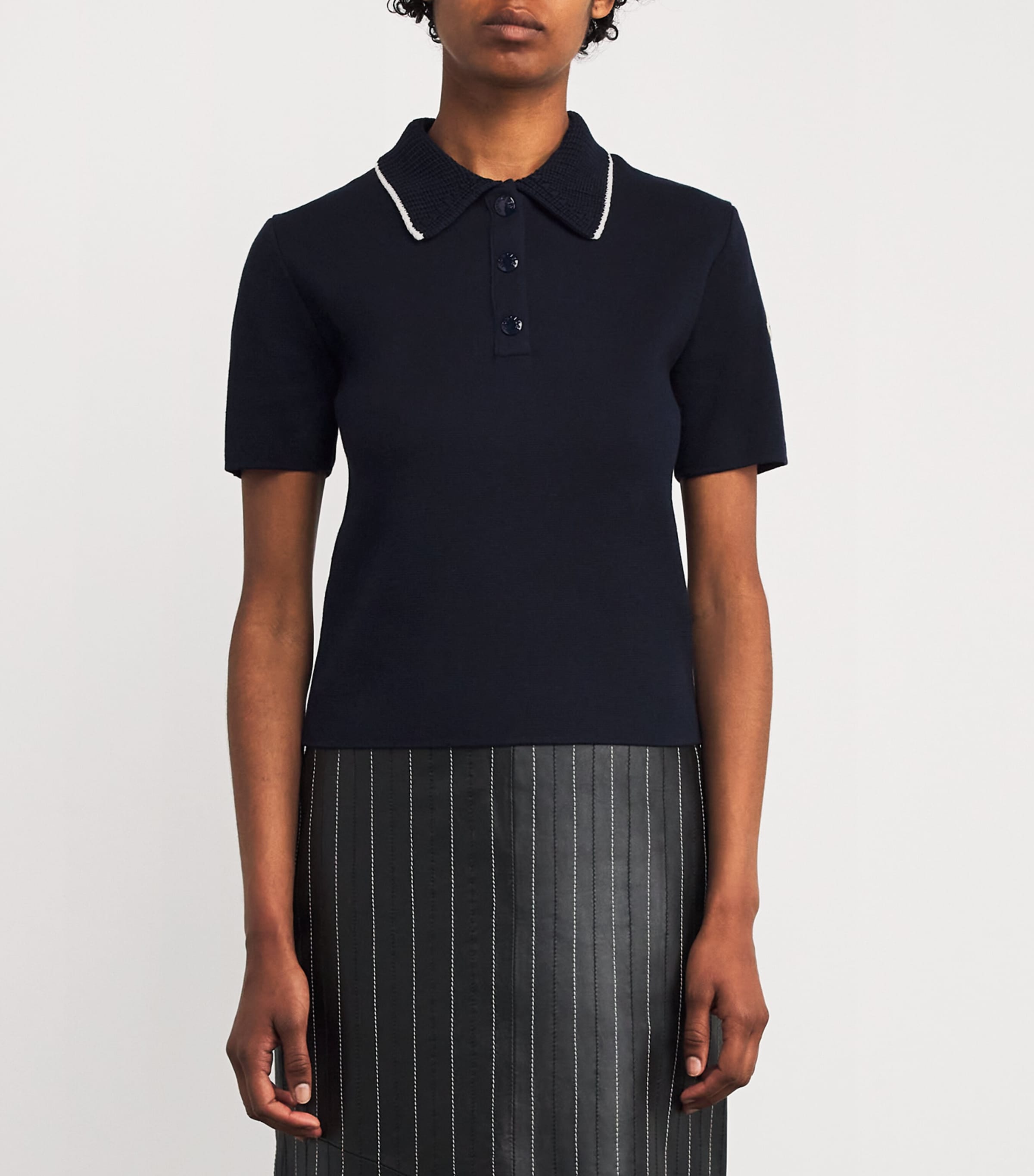 Cotton Polo Sweater 742 Image 3