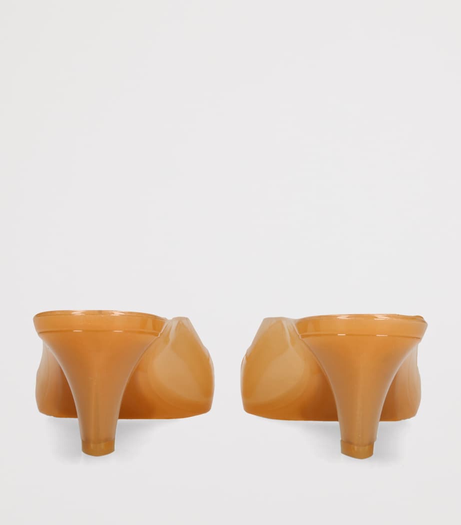 Chloé Jelly Heeled Mules 30 Brown Image 2