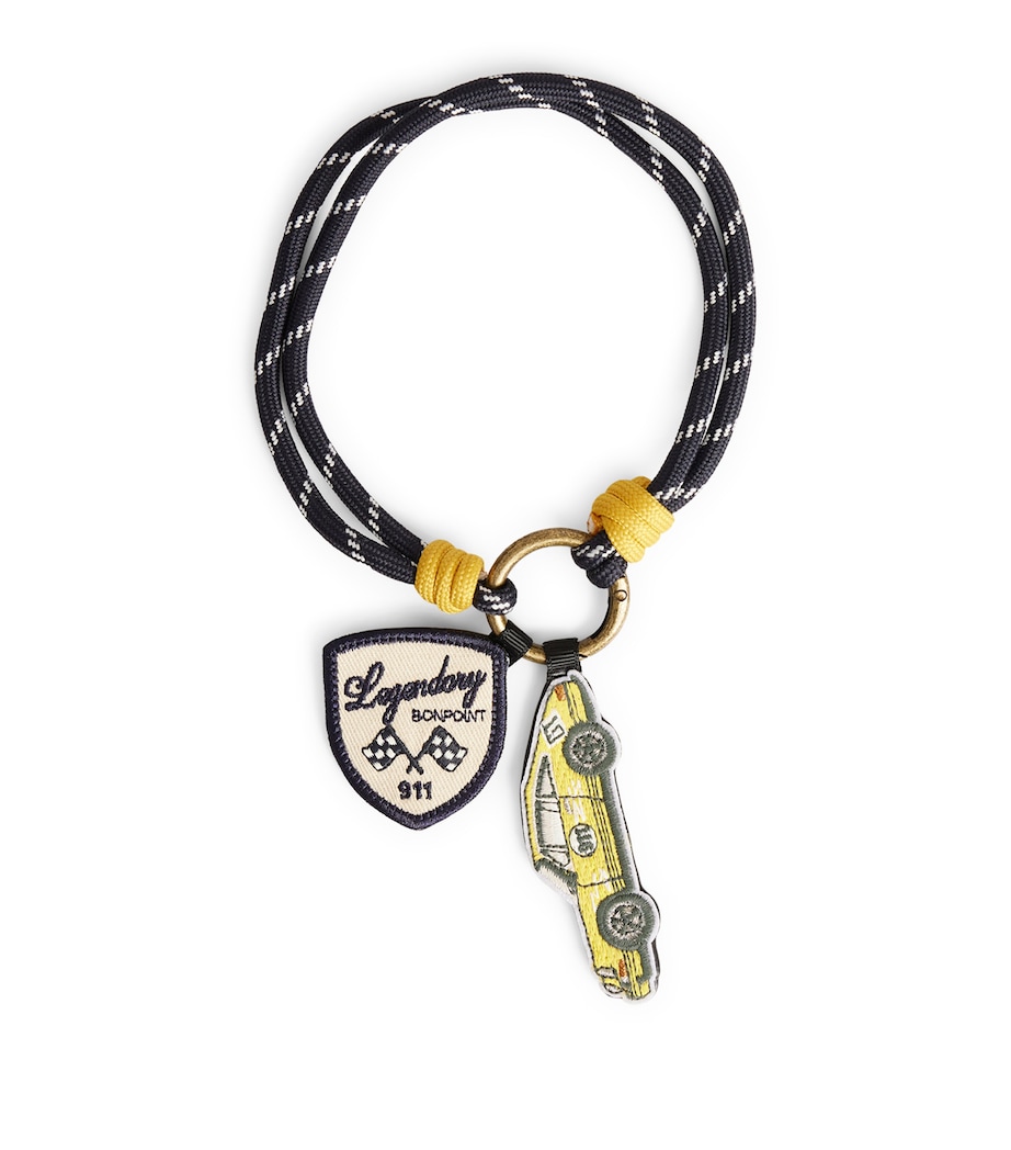 Bonpoint x Porsche Leather Keyring Marine Image 1