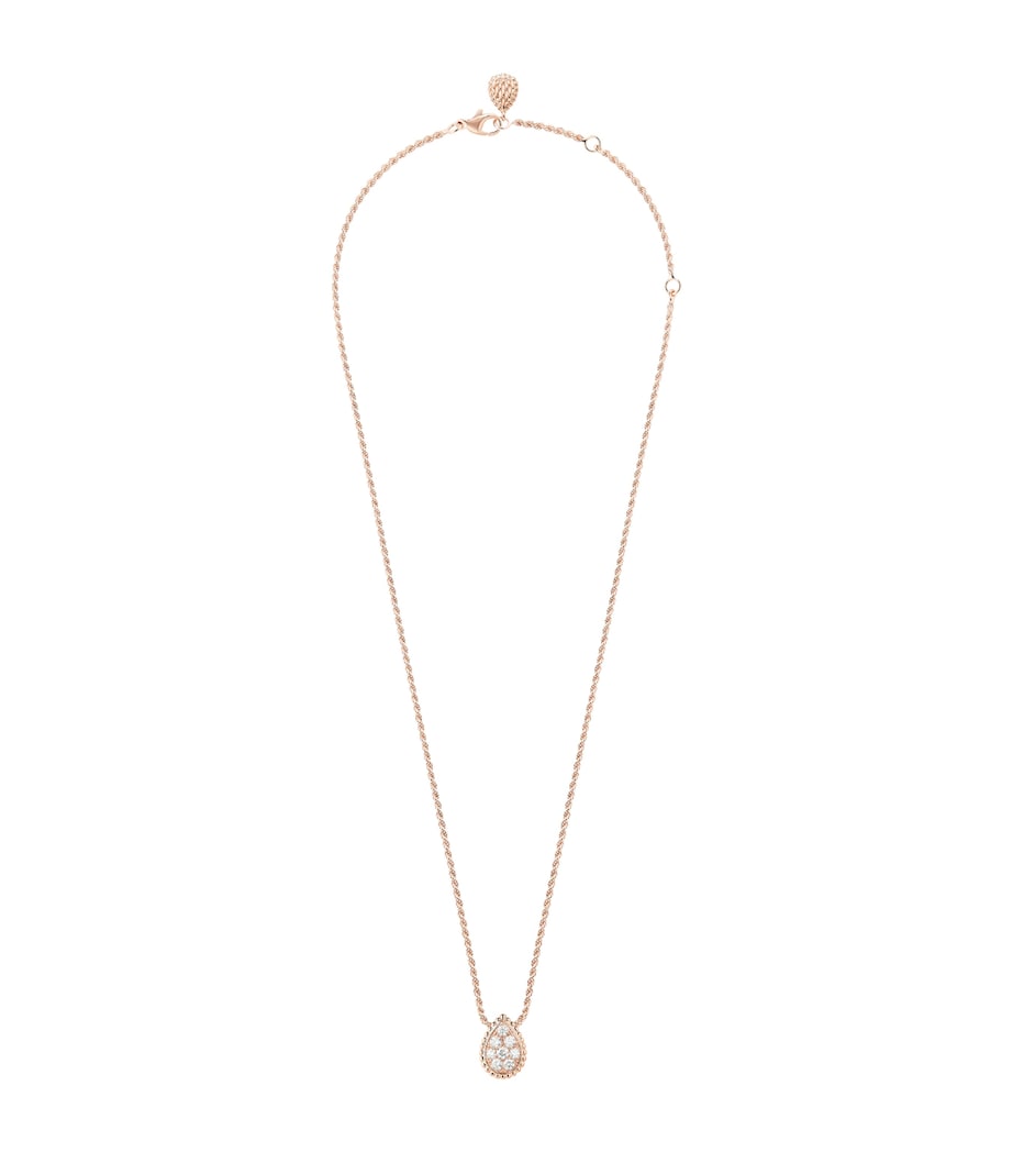 Rose Gold And Diamond Serpent Bohème Necklace MULTI Image 1