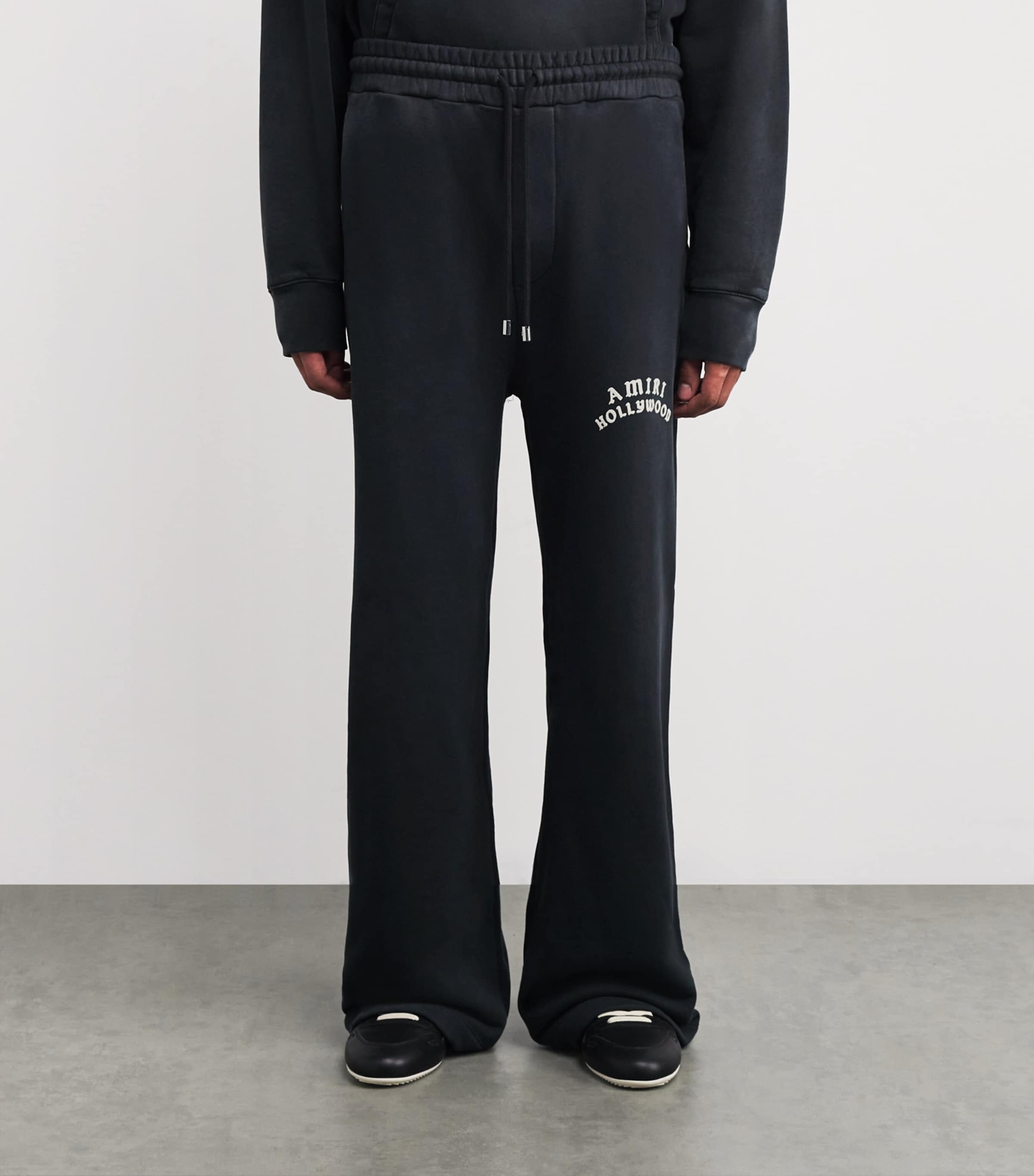 Hollywood Logo Sweatpants BLACK Image 3