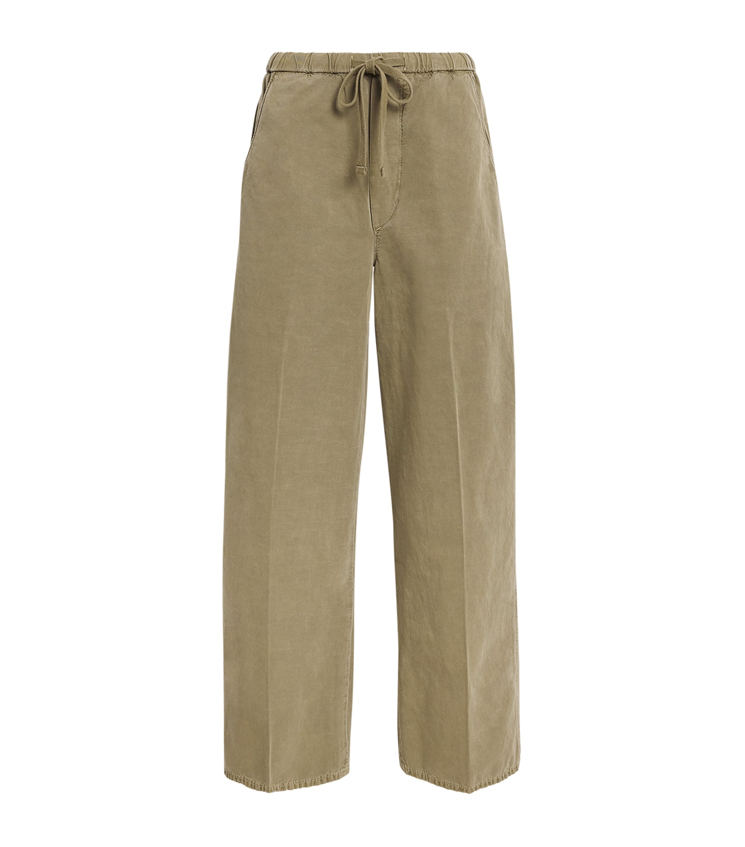 Citizens of Humanity Womens Wide-Leg Aurora Trousers Bezal Image 1