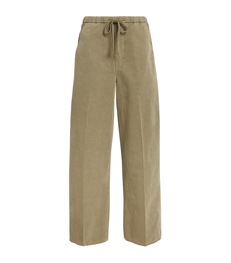 Citizens of Humanity Womens Wide-Leg Aurora Trousers Bezal Image 1
