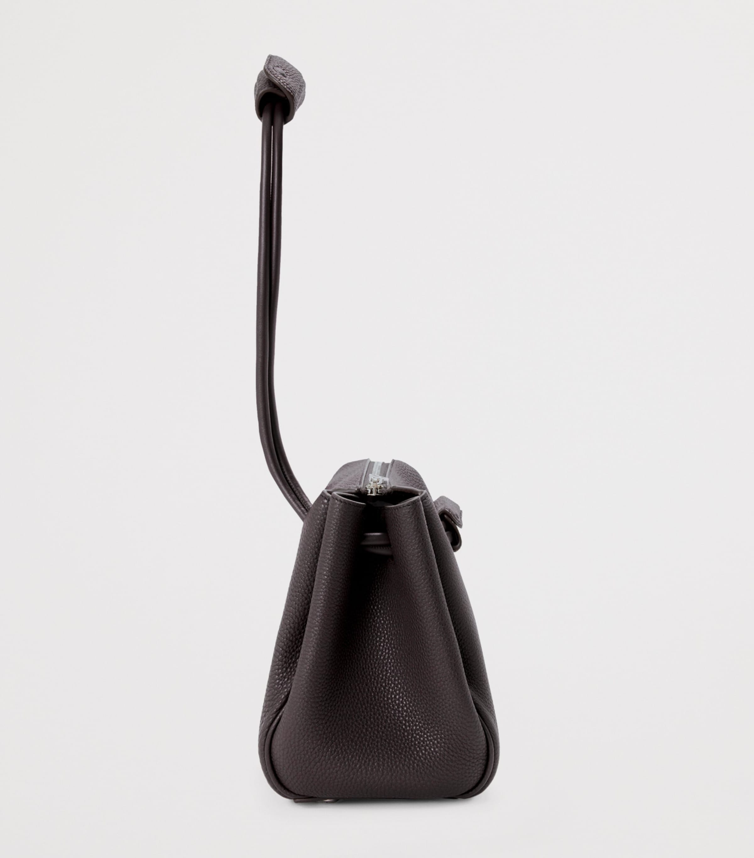 LOEWE Small Calfskin Madrid Shoulder Bag Dark Ebony Image 4