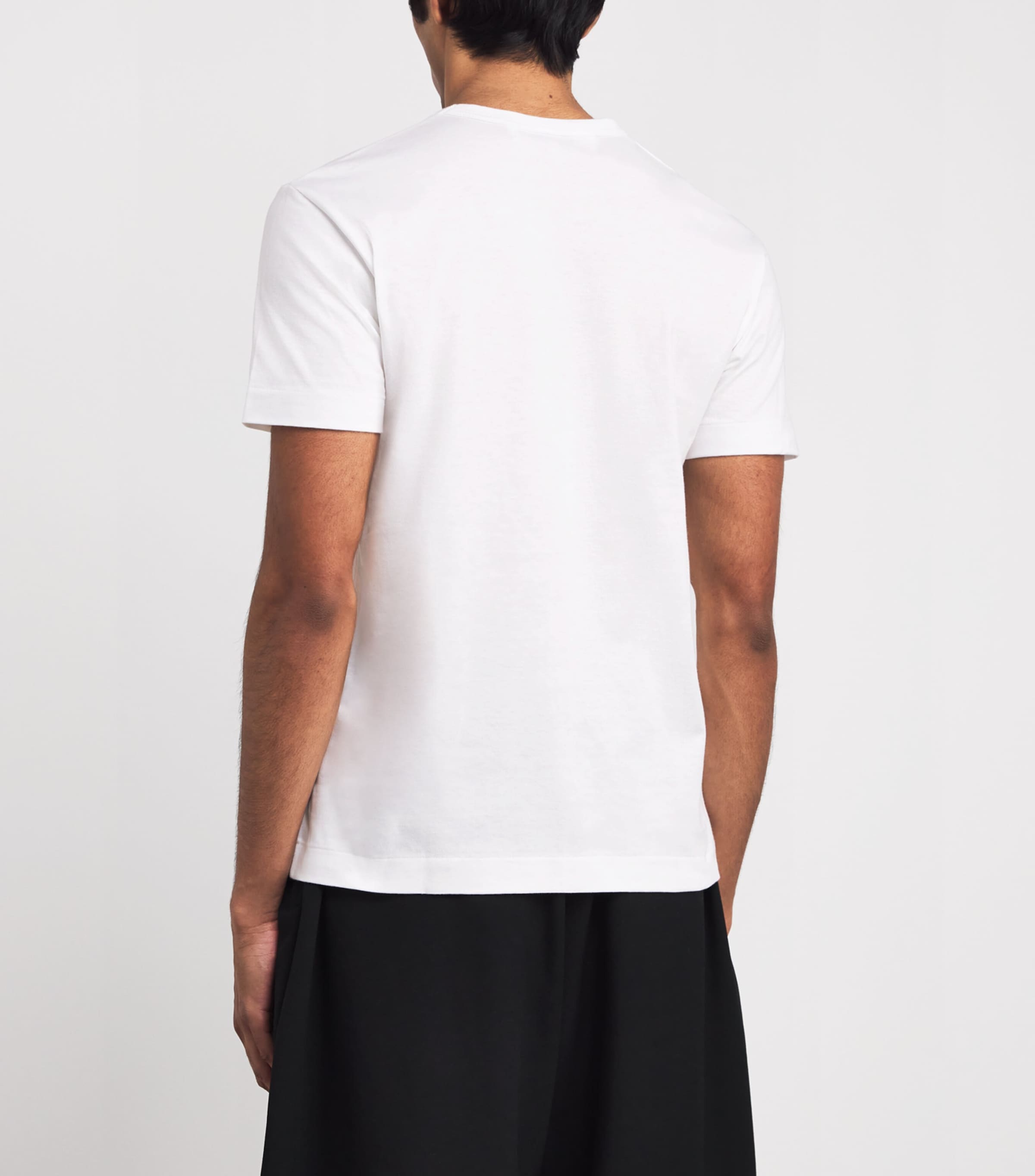 Camouflage Large Heart Logo T-Shirt 1 - WHITE Image 4