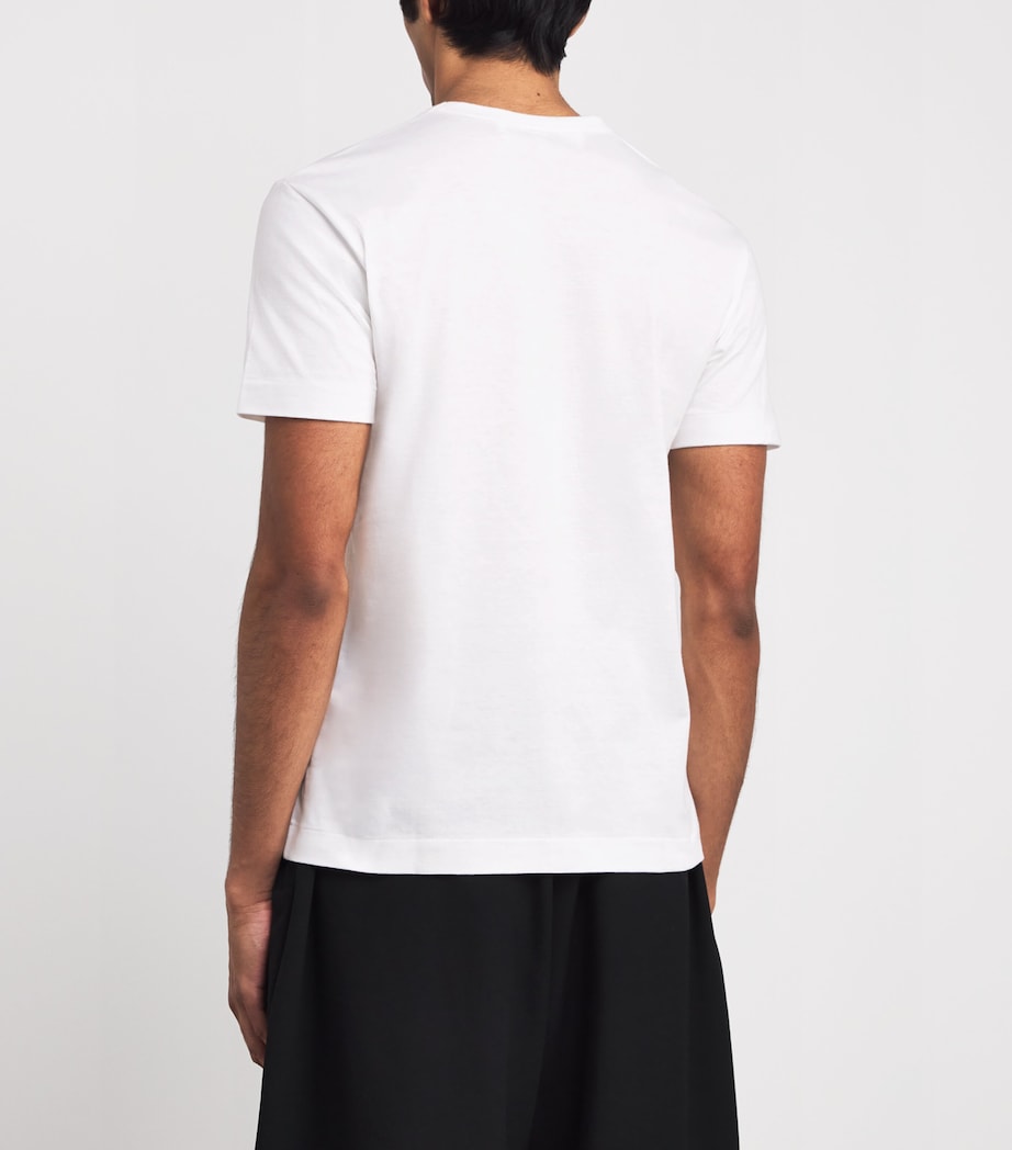 Camouflage Large Heart Logo T-Shirt 1 - WHITE Image 4