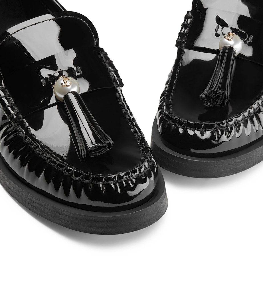 Patent Leather Addie Loafers BLACK Image 5