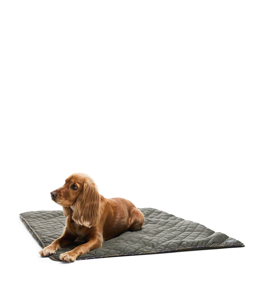 Barbour Reversible Dog Blanket Olive Image 2
