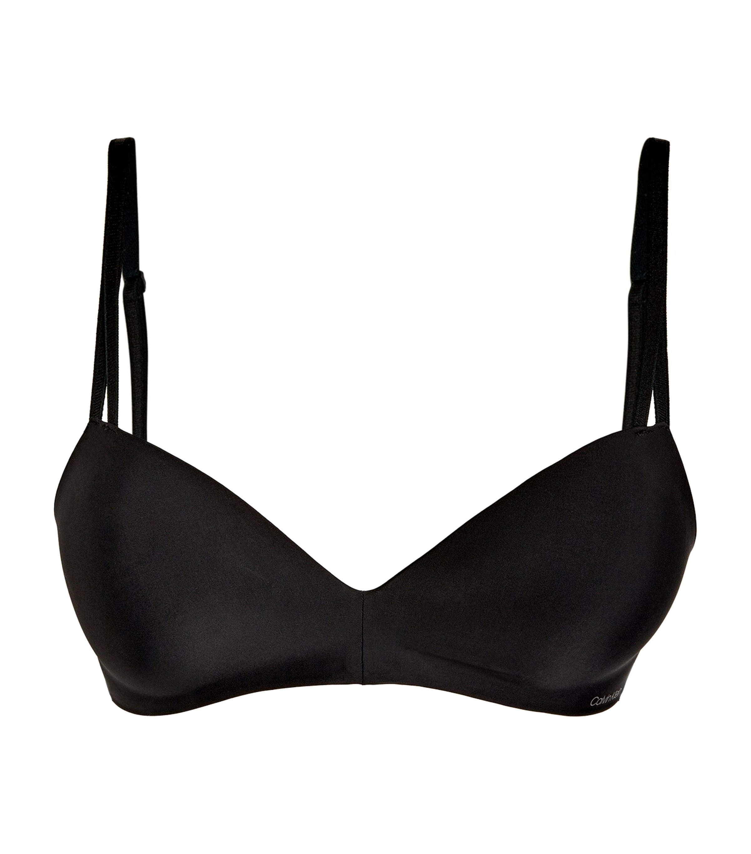 Calvin Klein Seductive Comfort Push-up Bra In Black